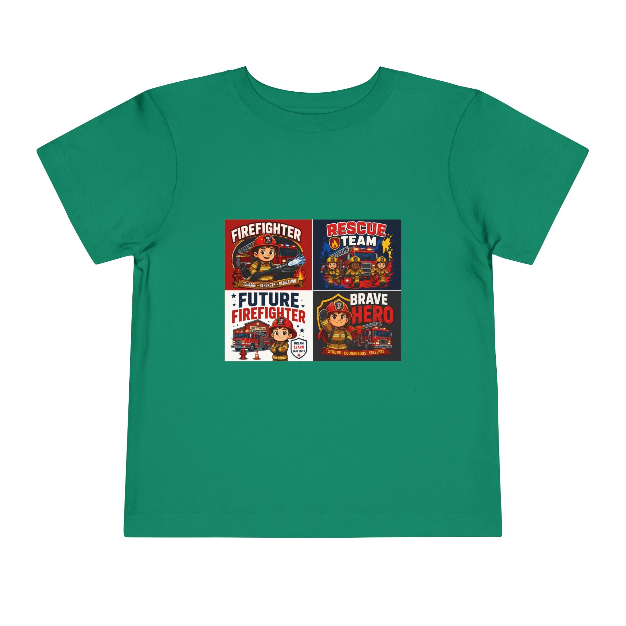 Toddler Firefighter Tee – "Future Firefighter" Rescue Team Brave Hero Kids Shirt