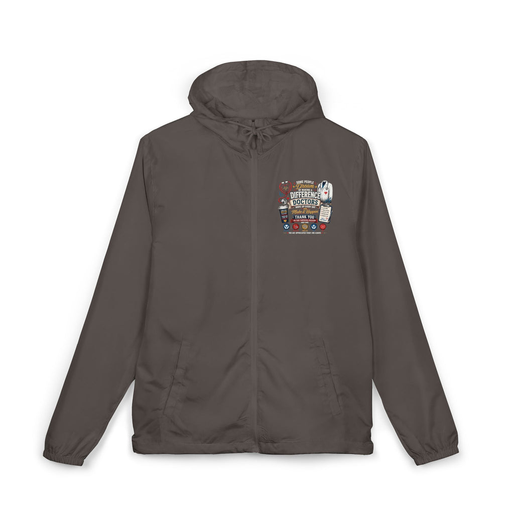 Windbreaker Jacket — Polaroid Camper Patch Graphic