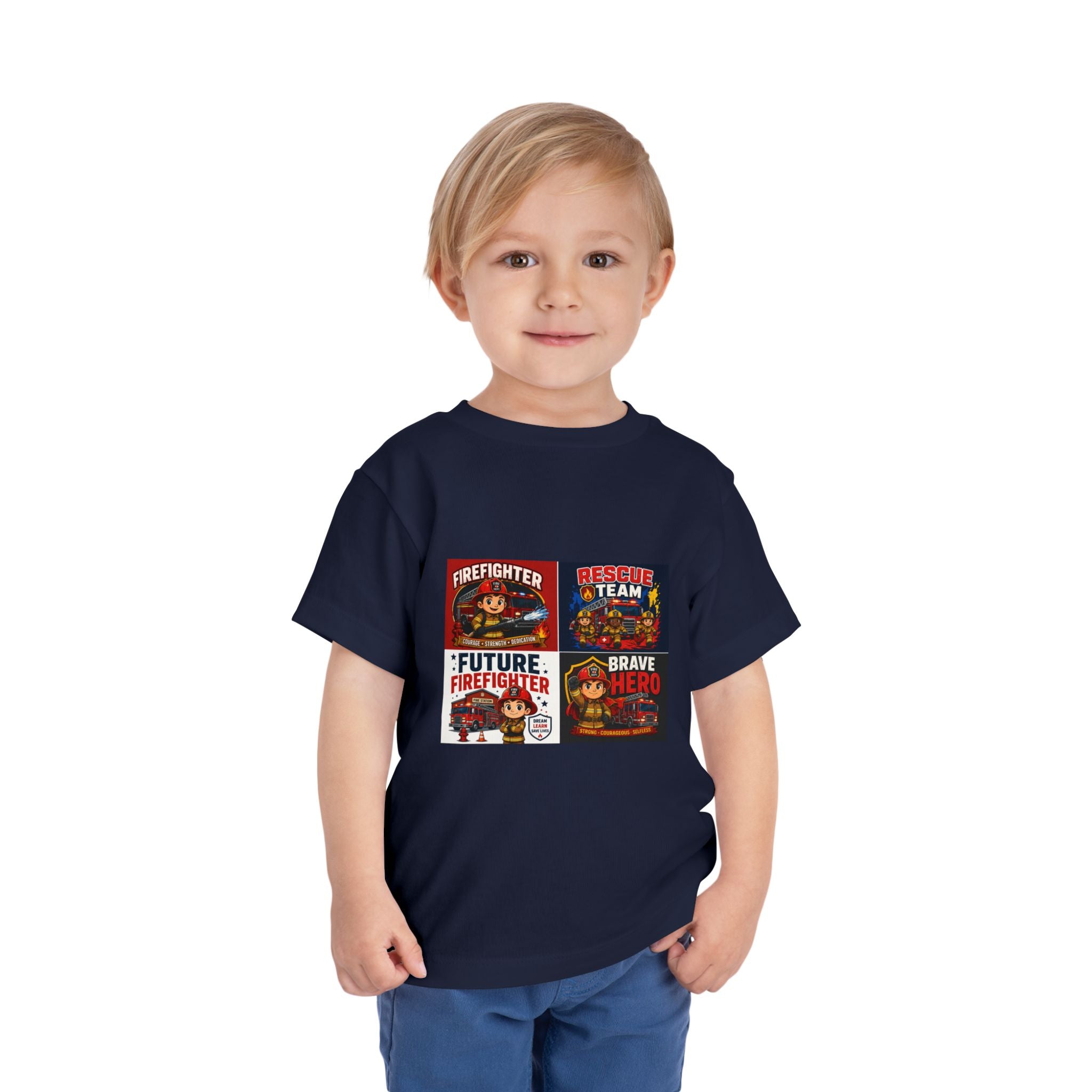 Toddler Firefighter Tee – "Future Firefighter" Rescue Team Brave Hero Kids Shirt