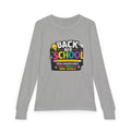 Back to School Youth Long Sleeve Tee — "New Adventures, New Friends, New Goals"
