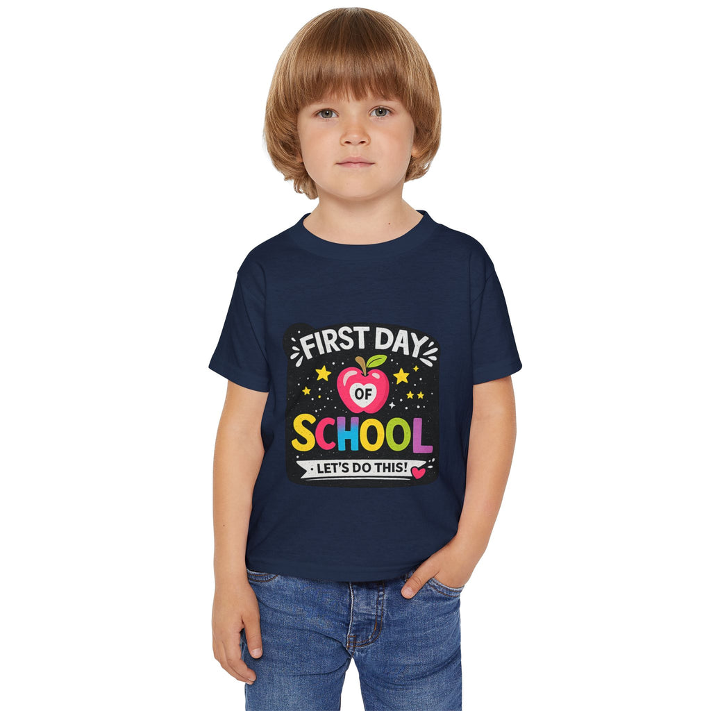 First Day of School Toddler T-Shirt — "Let's Do This!" Back-to-School Tee
