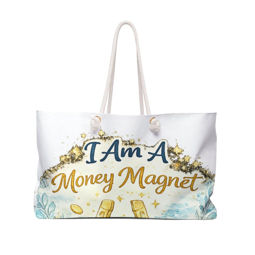 Money Magnet Weekender Bag — Inspirational Travel Tote
