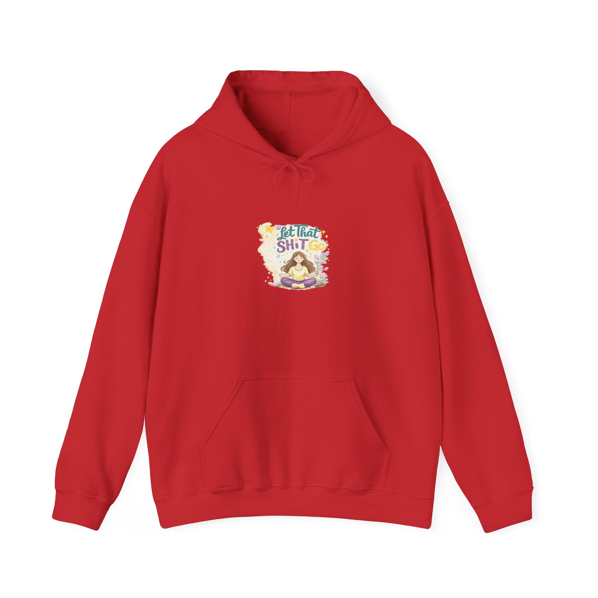 Cozy Witch Vibes Hoodie — "Not That Sh!t" Cute Witch Illustration Hoodie