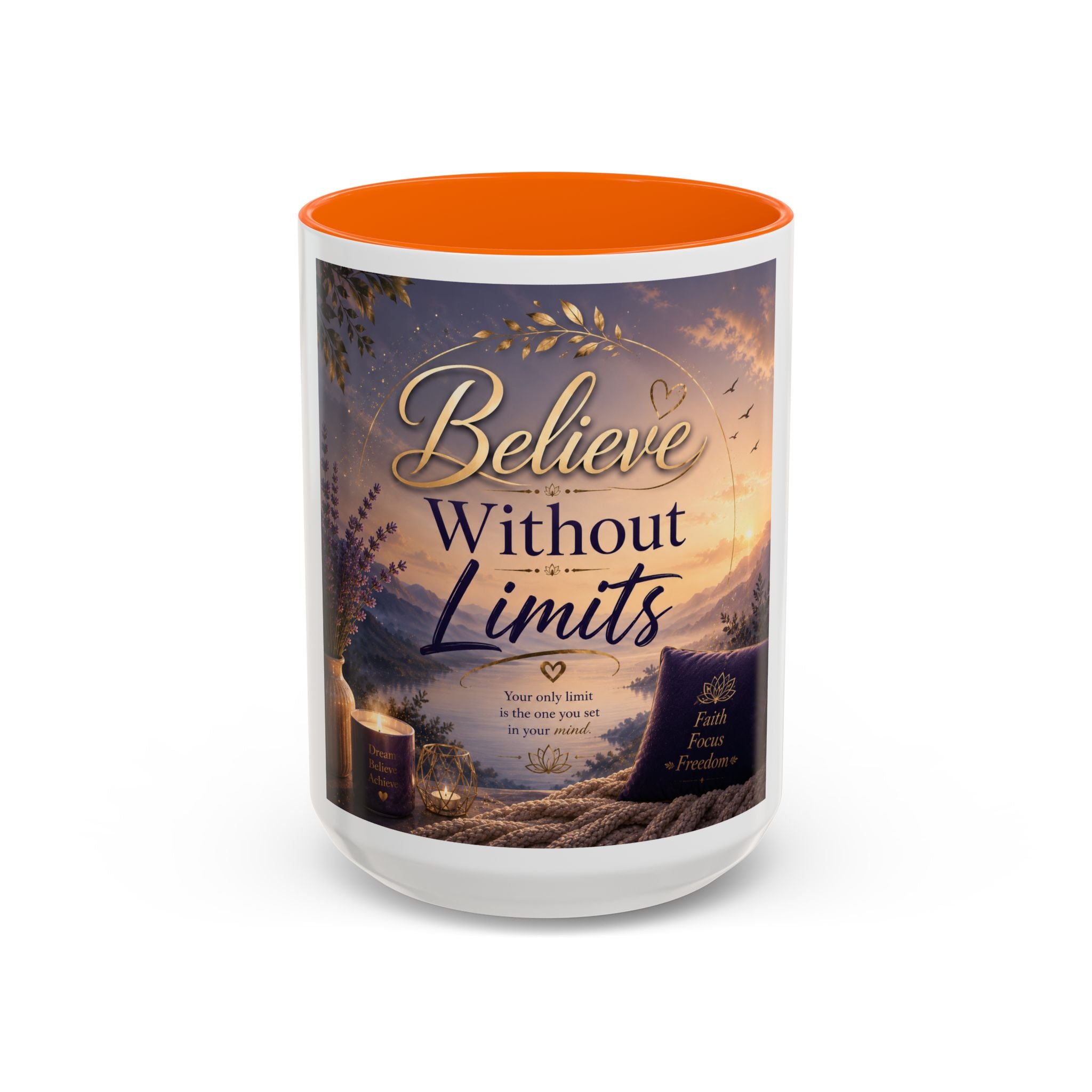 Believe Without Limits Inspirational Coffee Mug (11/15oz)