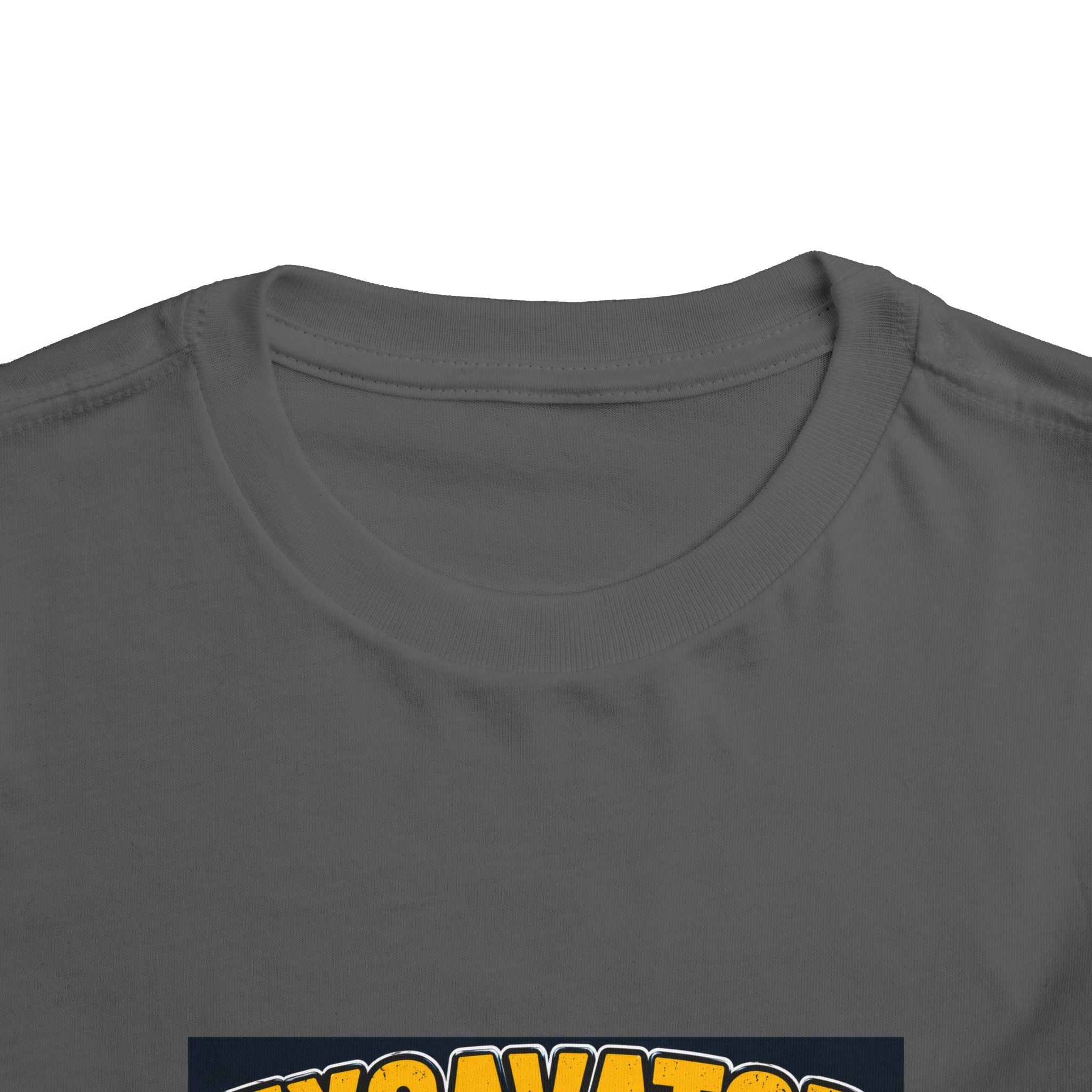 Excavator Toddler Tee — "I Dig Big Dreams" Construction Shirt