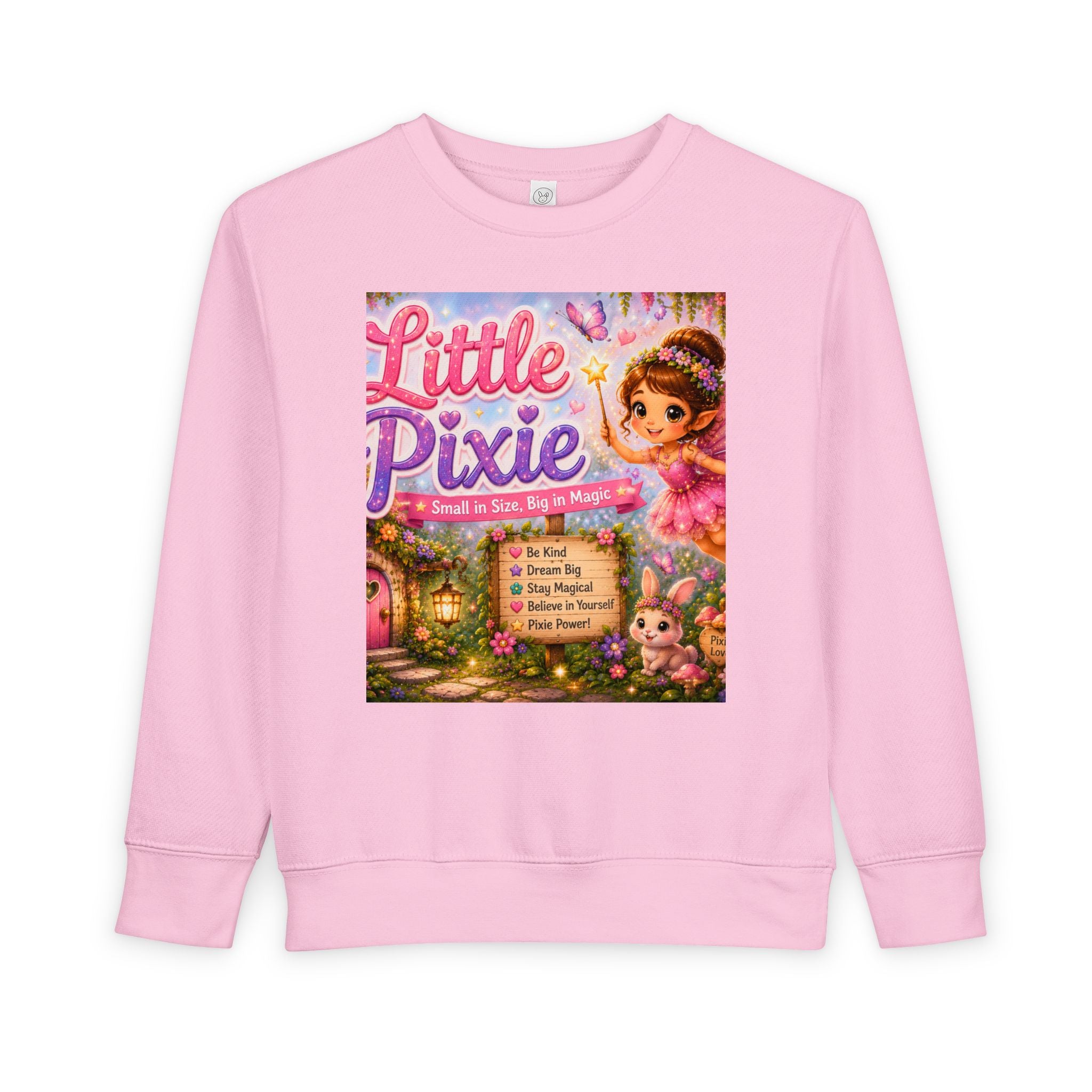 Little Pixie Toddler Sweatshirt - Cute Fairy Graphic Pullover for Kids