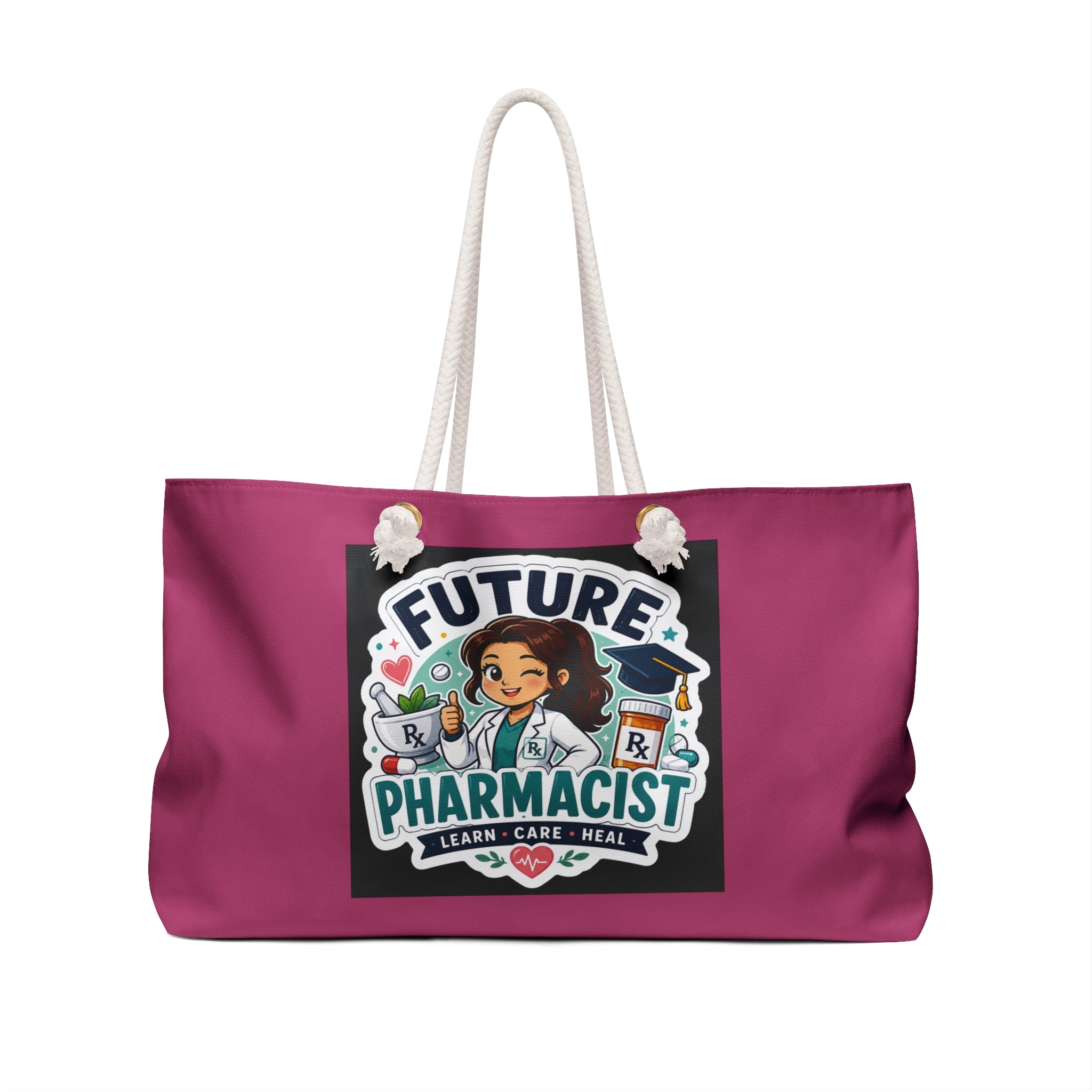 Future Pharmacist Weekender Bag — Cute Pharmacy Student Travel Tote