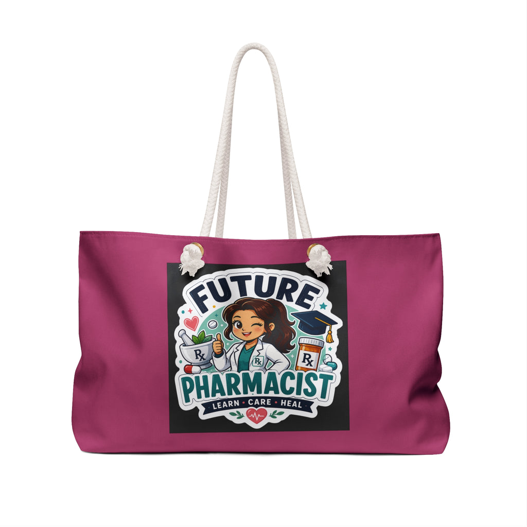 Future Pharmacist Weekender Bag — Cute Pharmacy Student Travel Tote