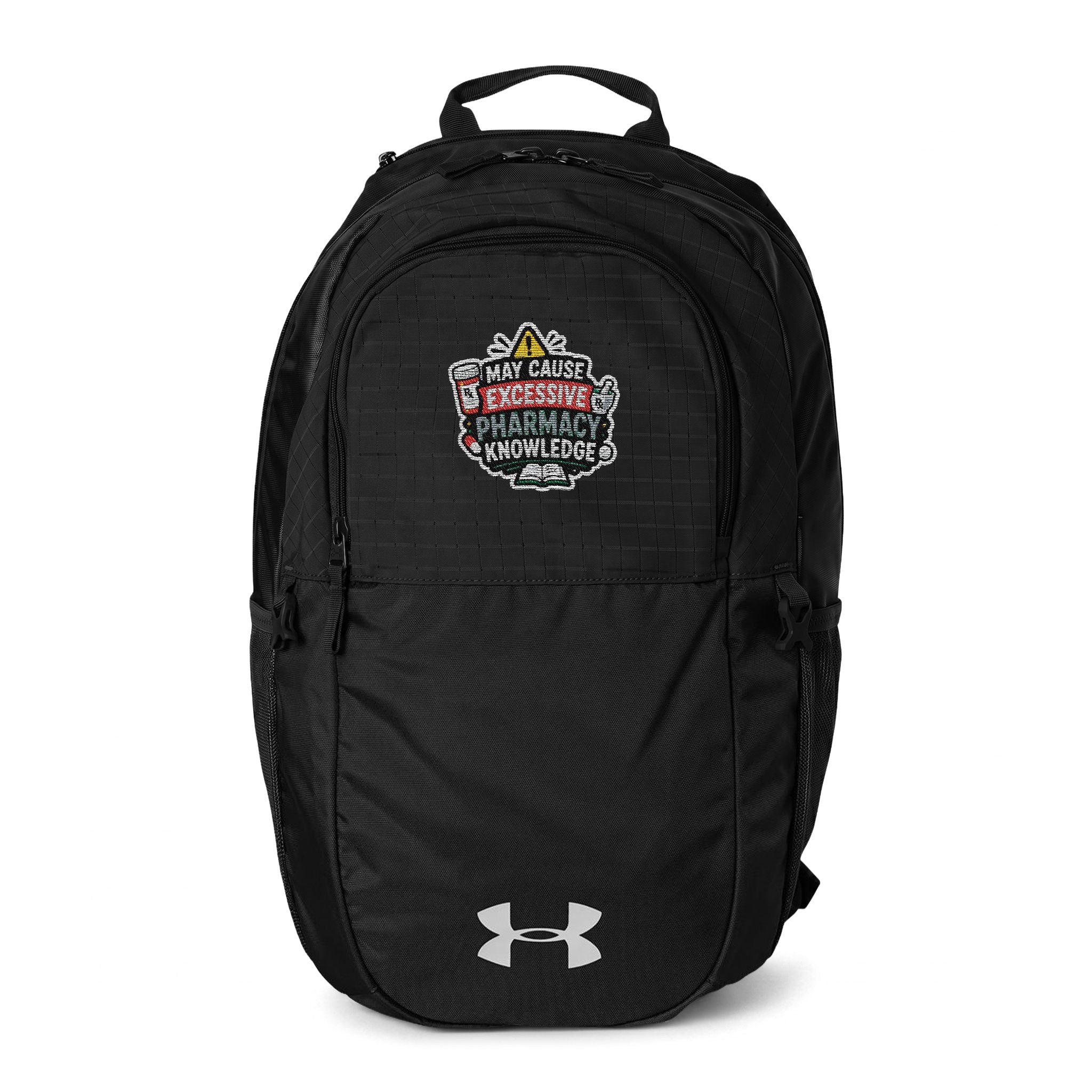 Embroidered Sports Backpack — 'My Grandma Is My Superhero' Patch