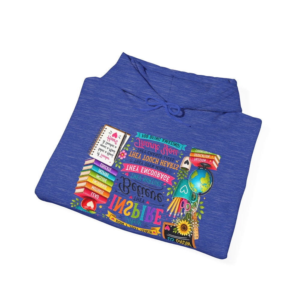 Reading Rainbow Hoodie — Inspirational Book Lover Sweatshirt (Believe in Magic)
