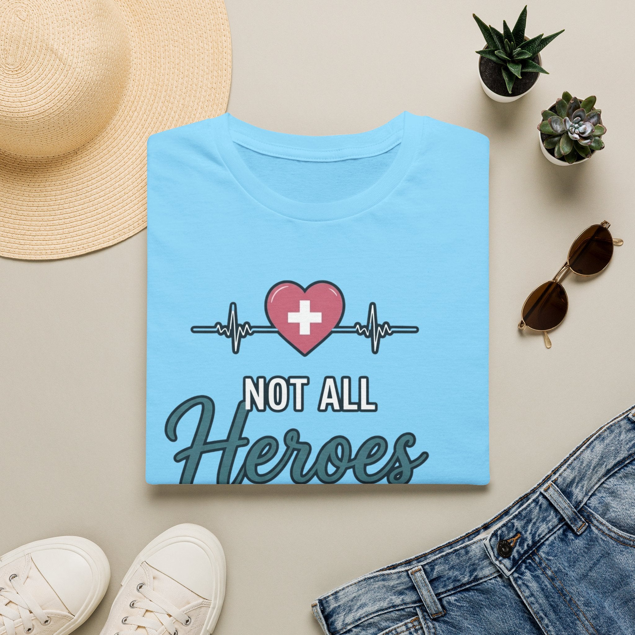Nurse 'Not All Heroes Wear Capes' T-Shirt