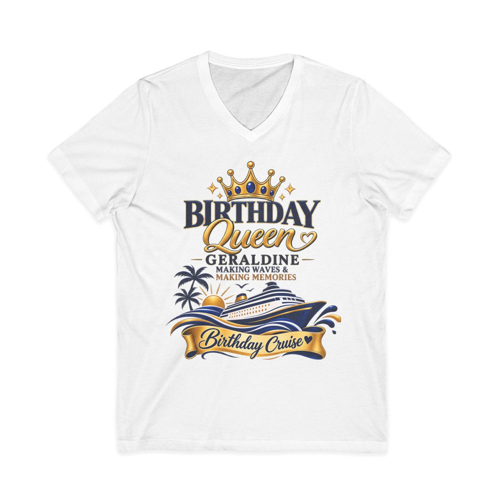 Birthday Queen Cruise T‑Shirt — Celebrating the Amazing Geraldine on a Cruise