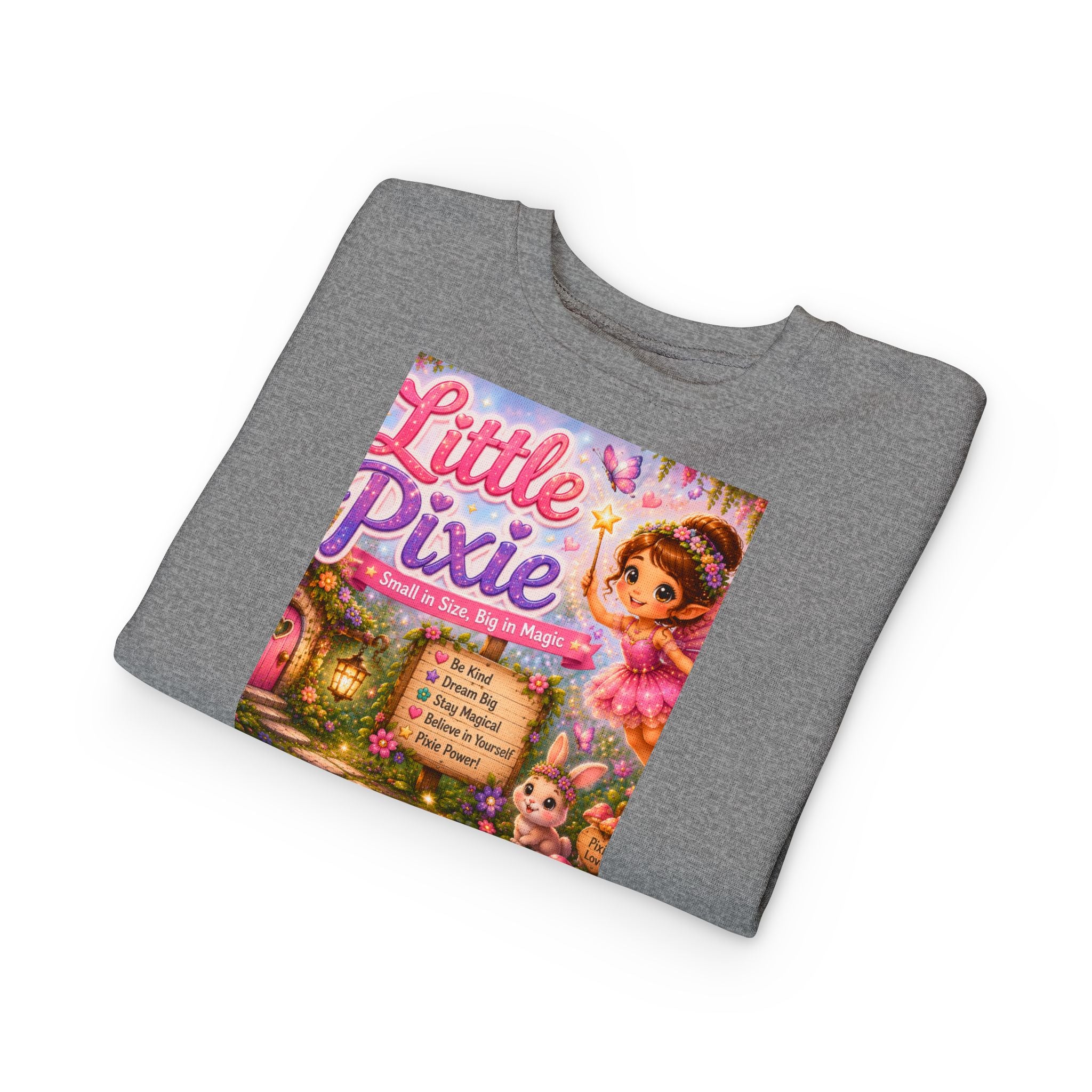 Little Pixie Toddler Sweatshirt - Cute Fairy Graphic Pullover for Kids
