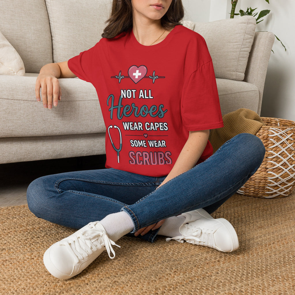 Nurse 'Not All Heroes Wear Capes' T-Shirt