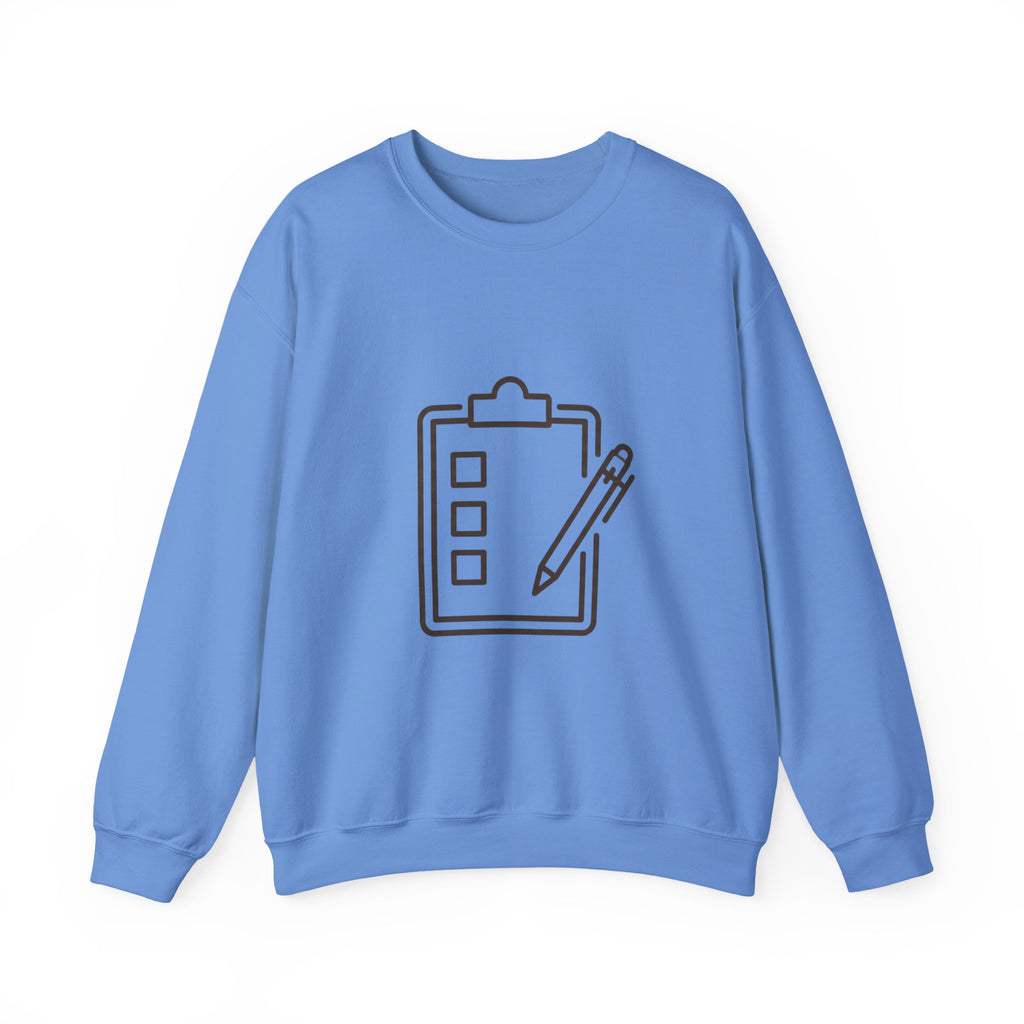 Checklist Crewneck Sweatshirt — Minimal Planner Icon Pullover