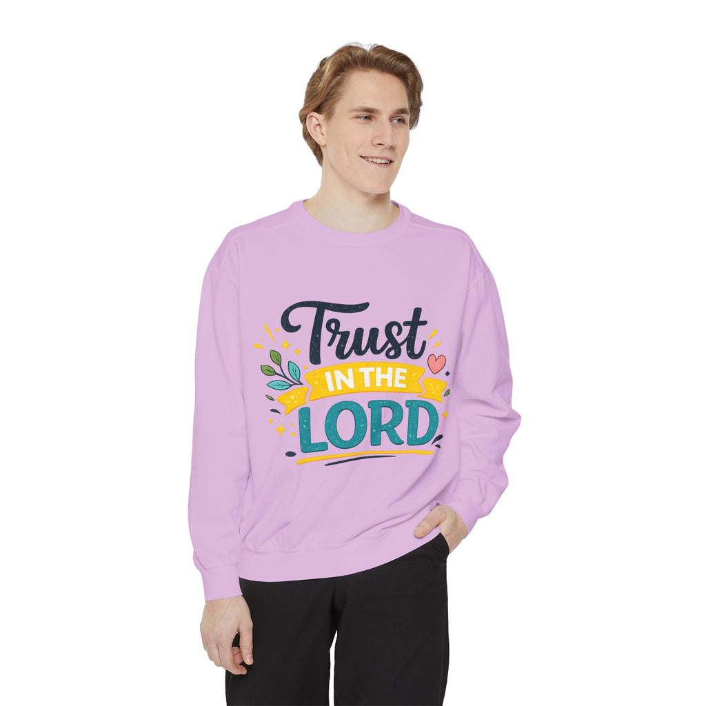 Trust in the Lord Sweatshirt — Inspirational Christian Faith Crewneck