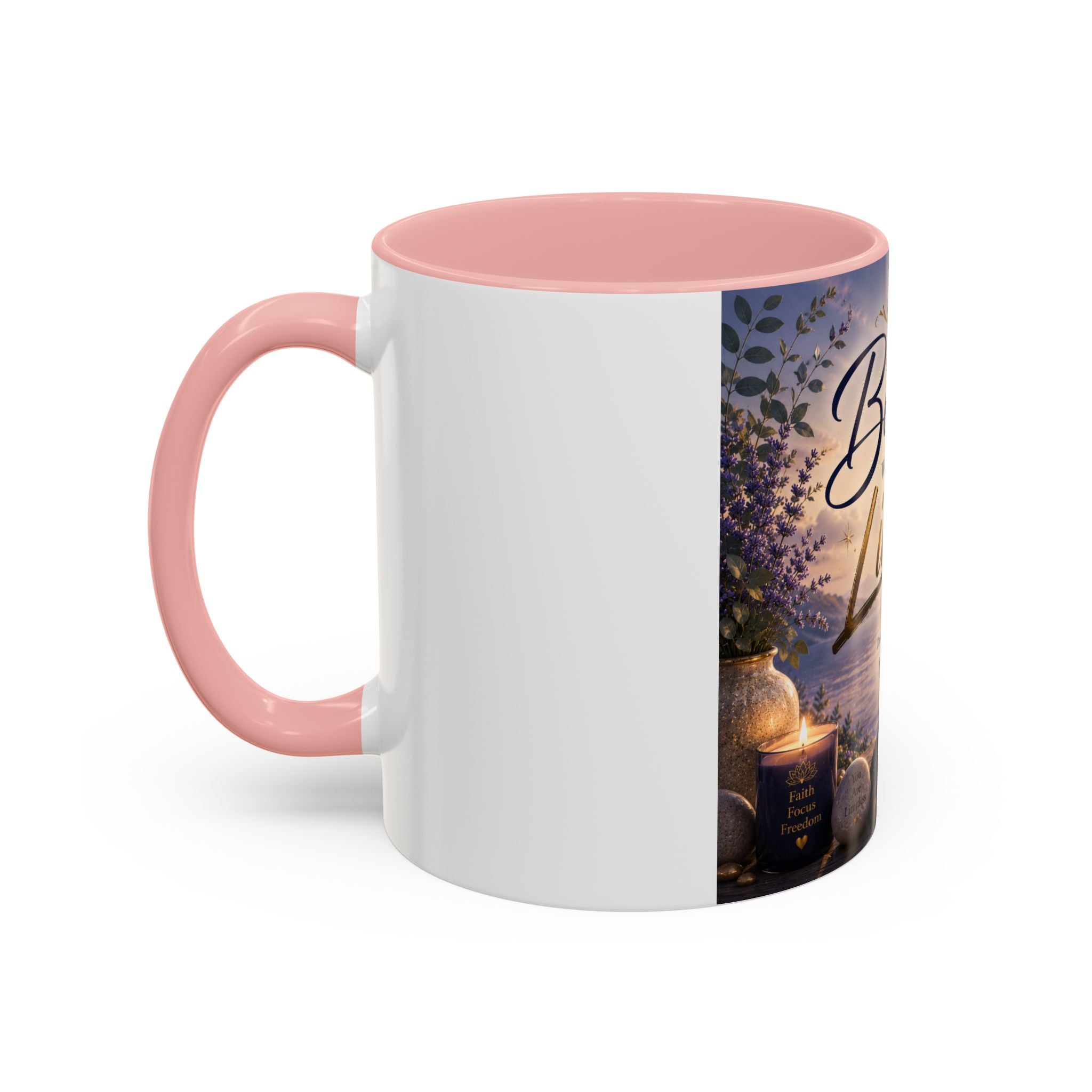 Believe Without Limits Coffee Mug — Inspirational Motivational Ceramic Mug (11/15oz)
