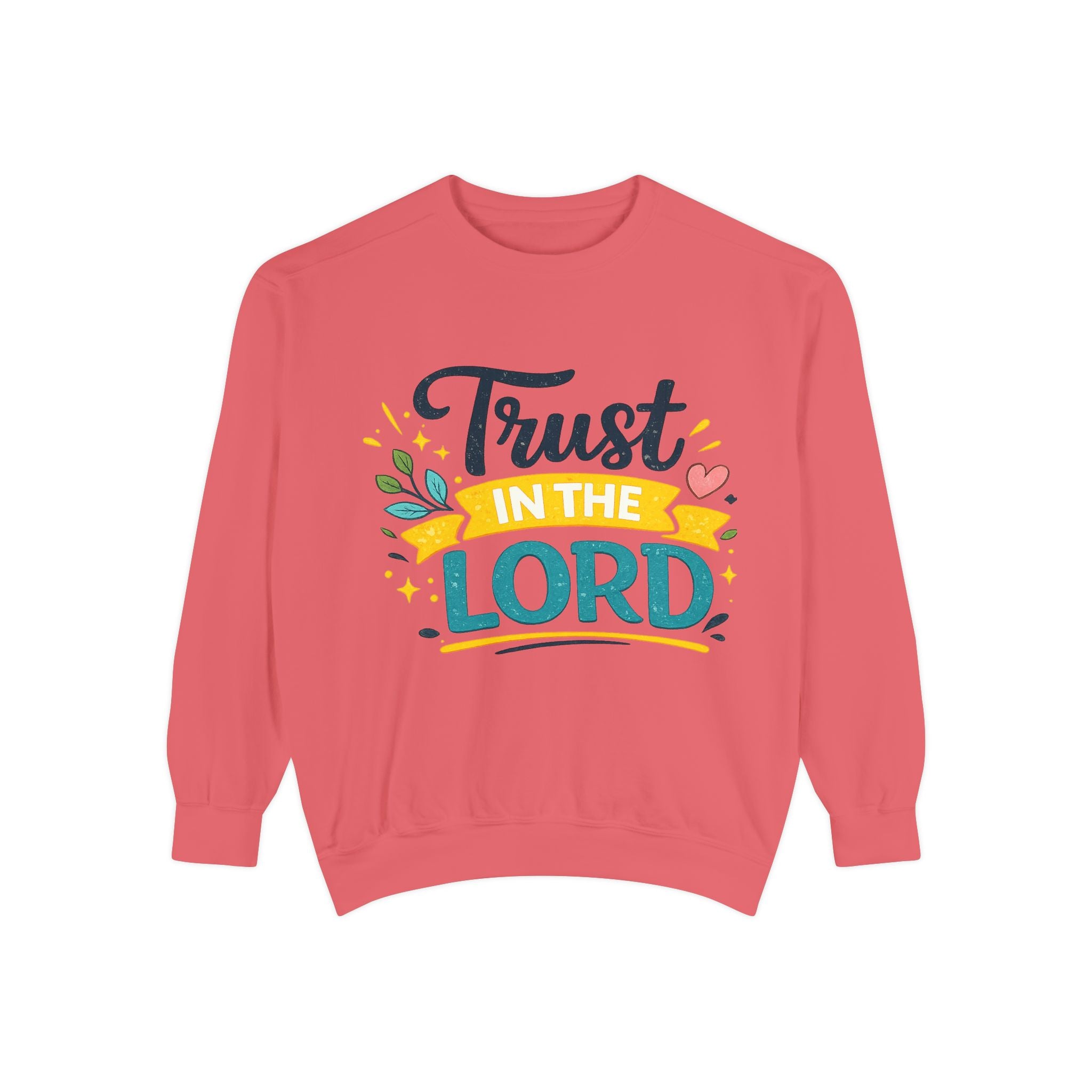 Trust in the Lord Sweatshirt — Inspirational Christian Faith Crewneck