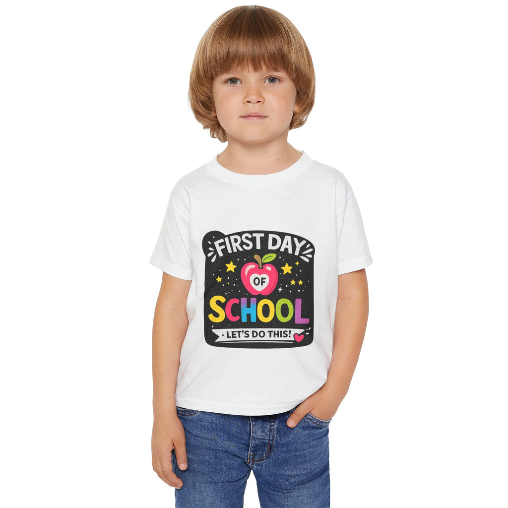 First Day of School Toddler T-Shirt — "Let's Do This!" Back-to-School Tee