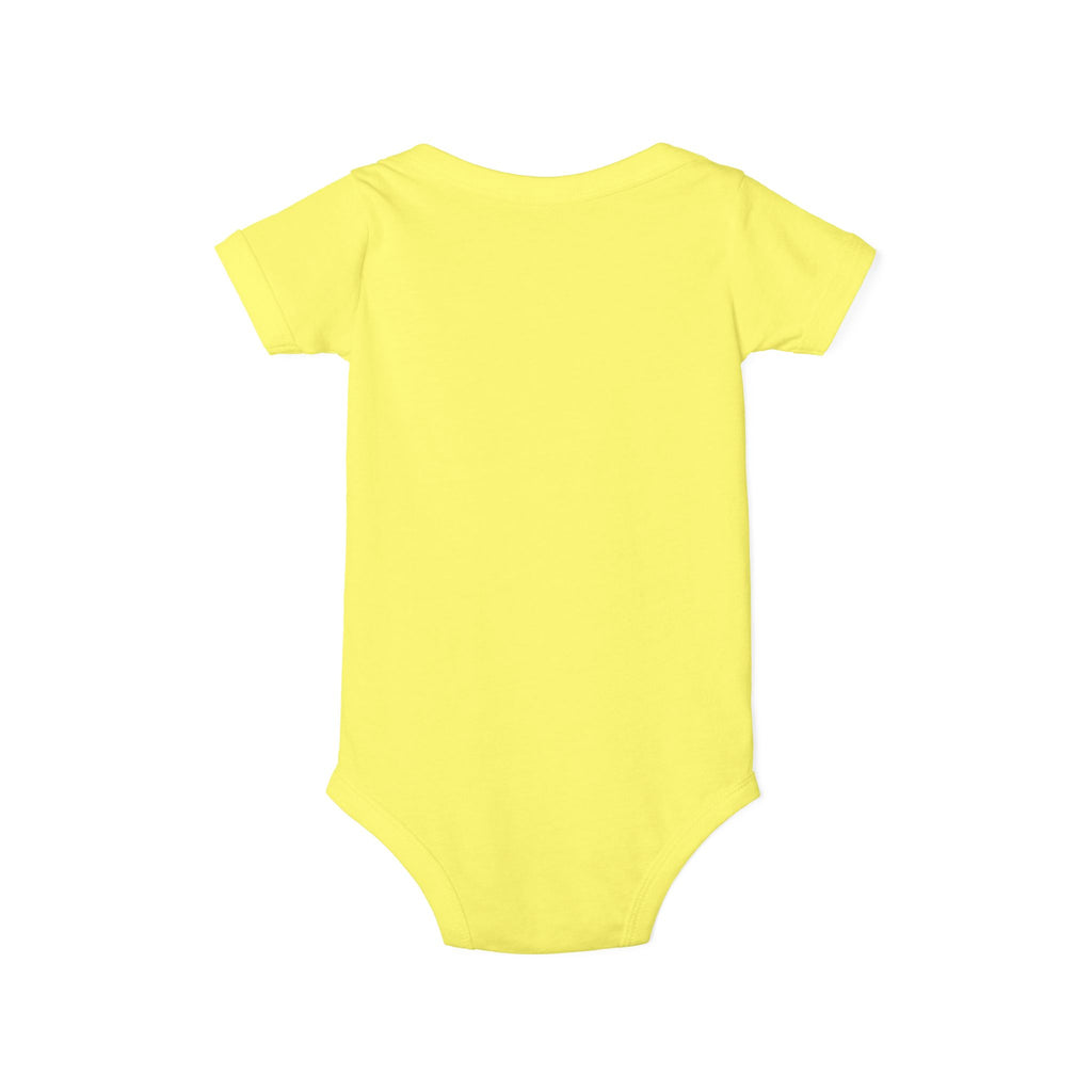 Infant Onesie - 'Team' Colorful Cartoon Character Print Baby Bodysuit