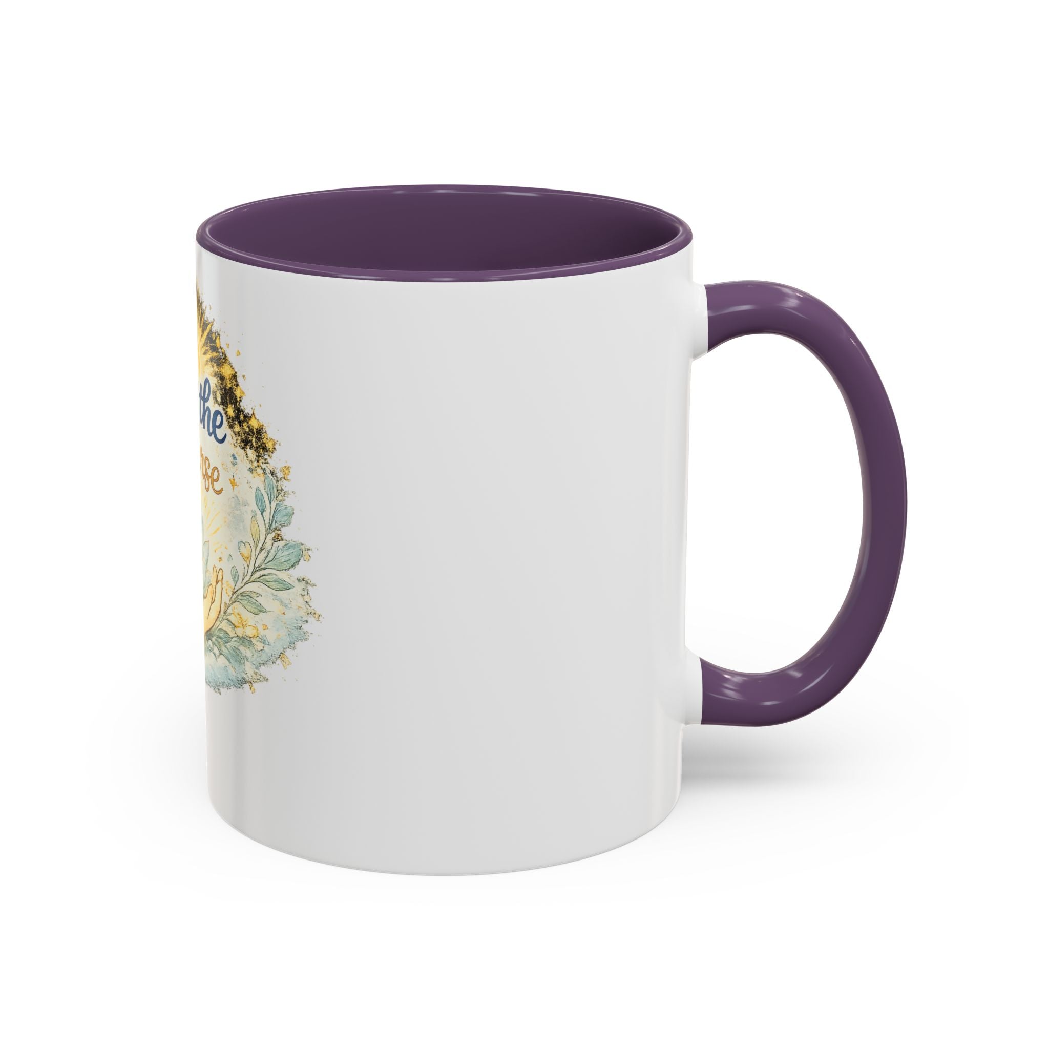 Trust the Universe Accent Coffee Mug — Inspirational Spiritual Tea & Coffee Cup (11/15oz)