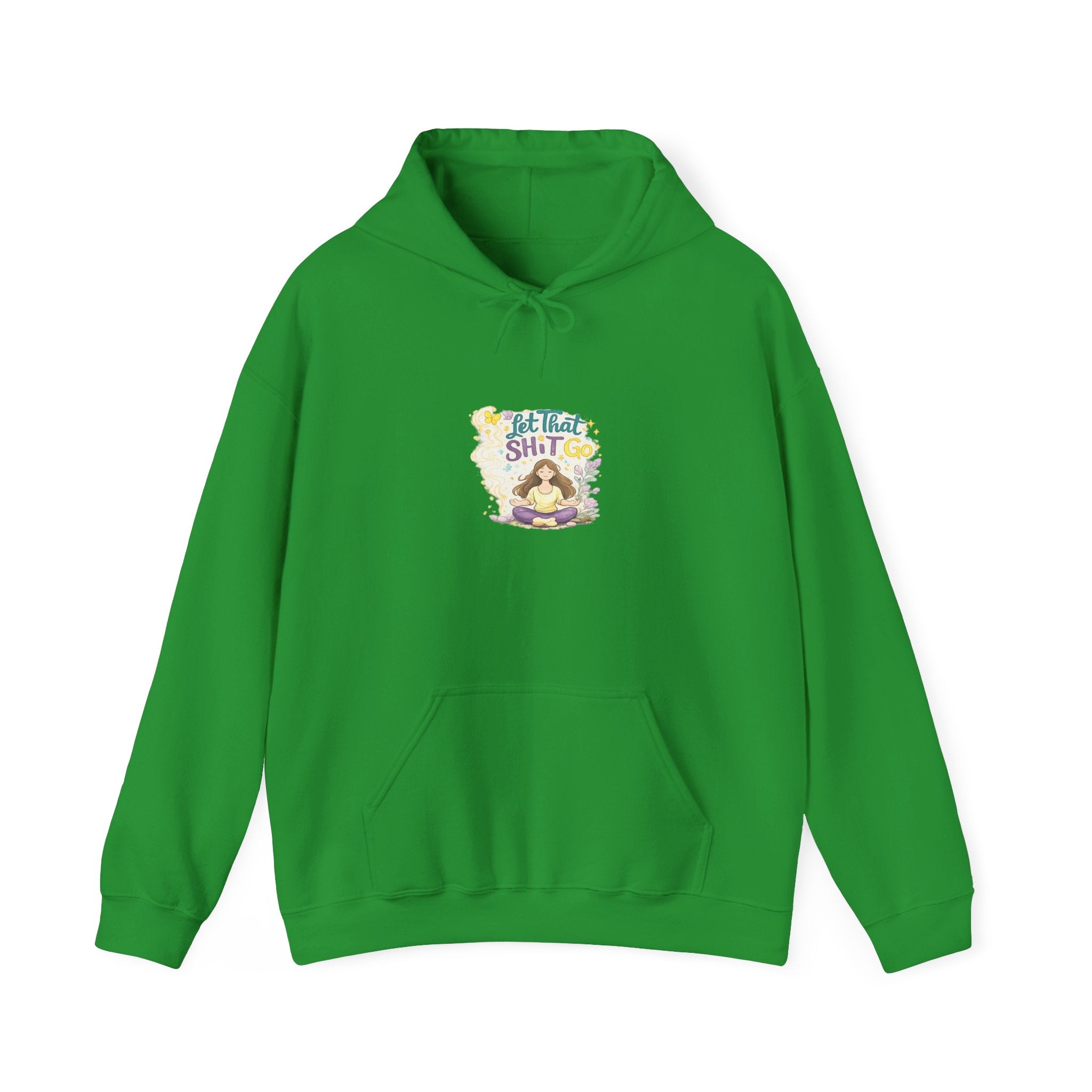 Cozy Witch Vibes Hoodie — "Not That Sh!t" Cute Witch Illustration Hoodie