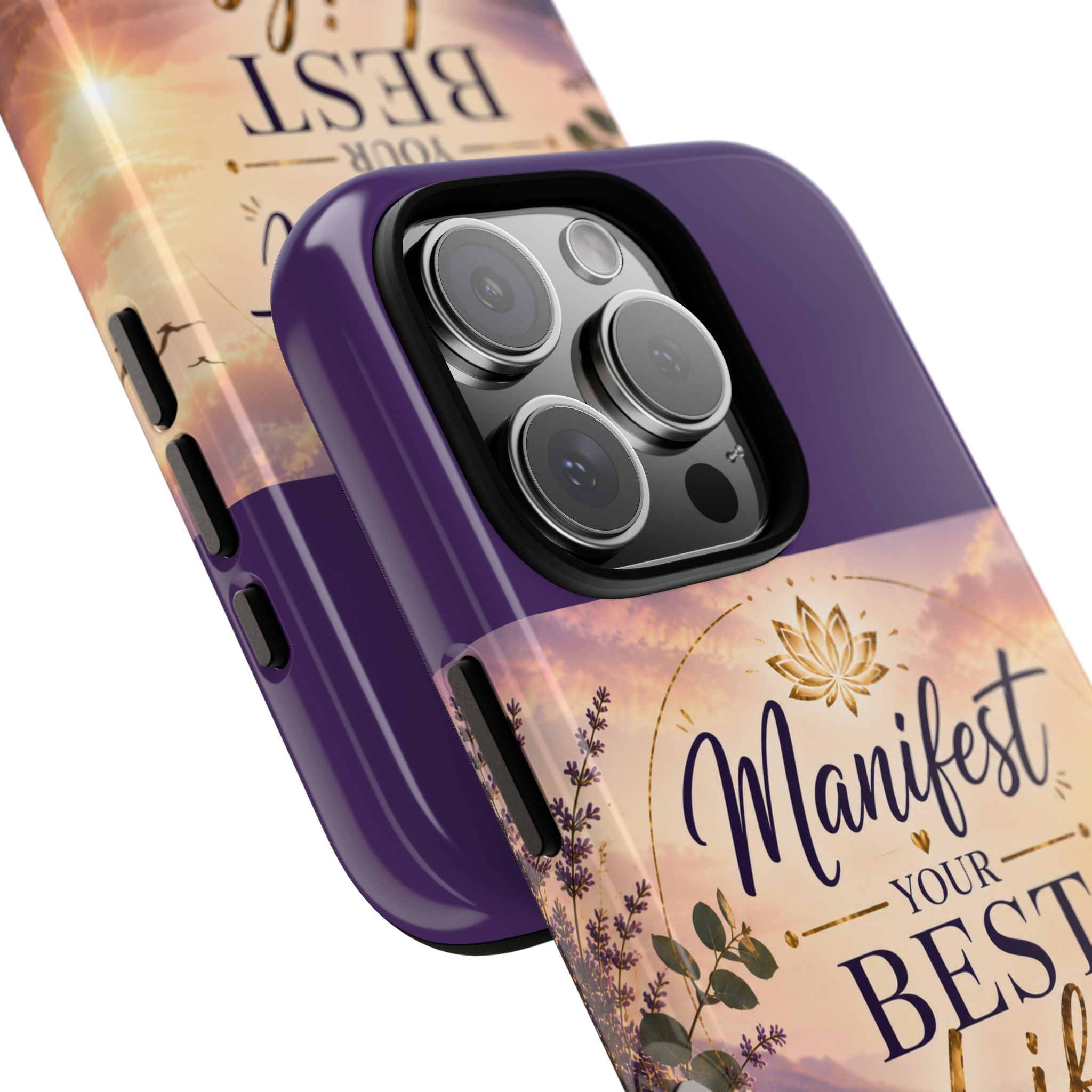 Manifest Your Best Life Phone Case — Inspirational Spiritual Protective Cover