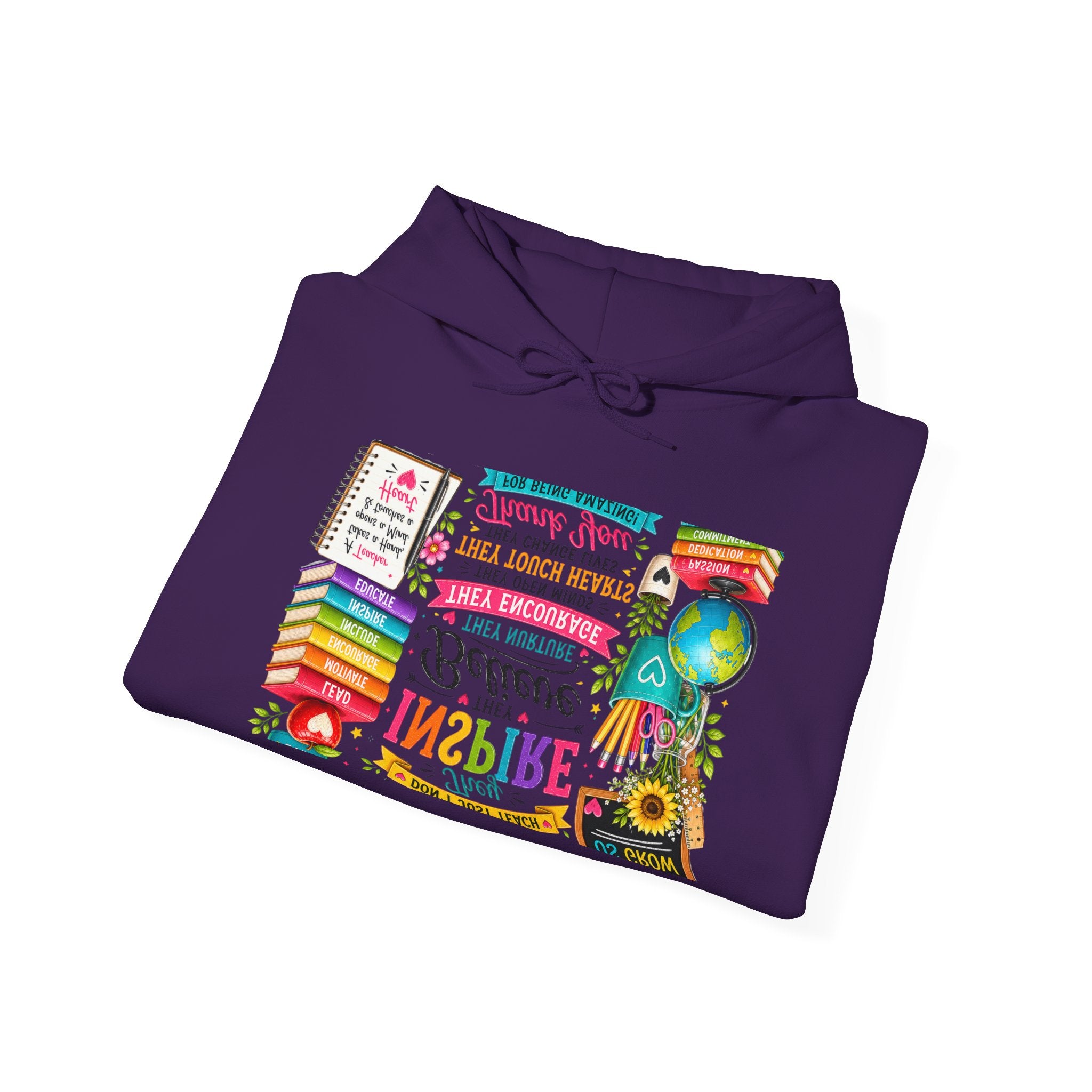 Reading Rainbow Hoodie — Inspirational Book Lover Sweatshirt (Believe in Magic)
