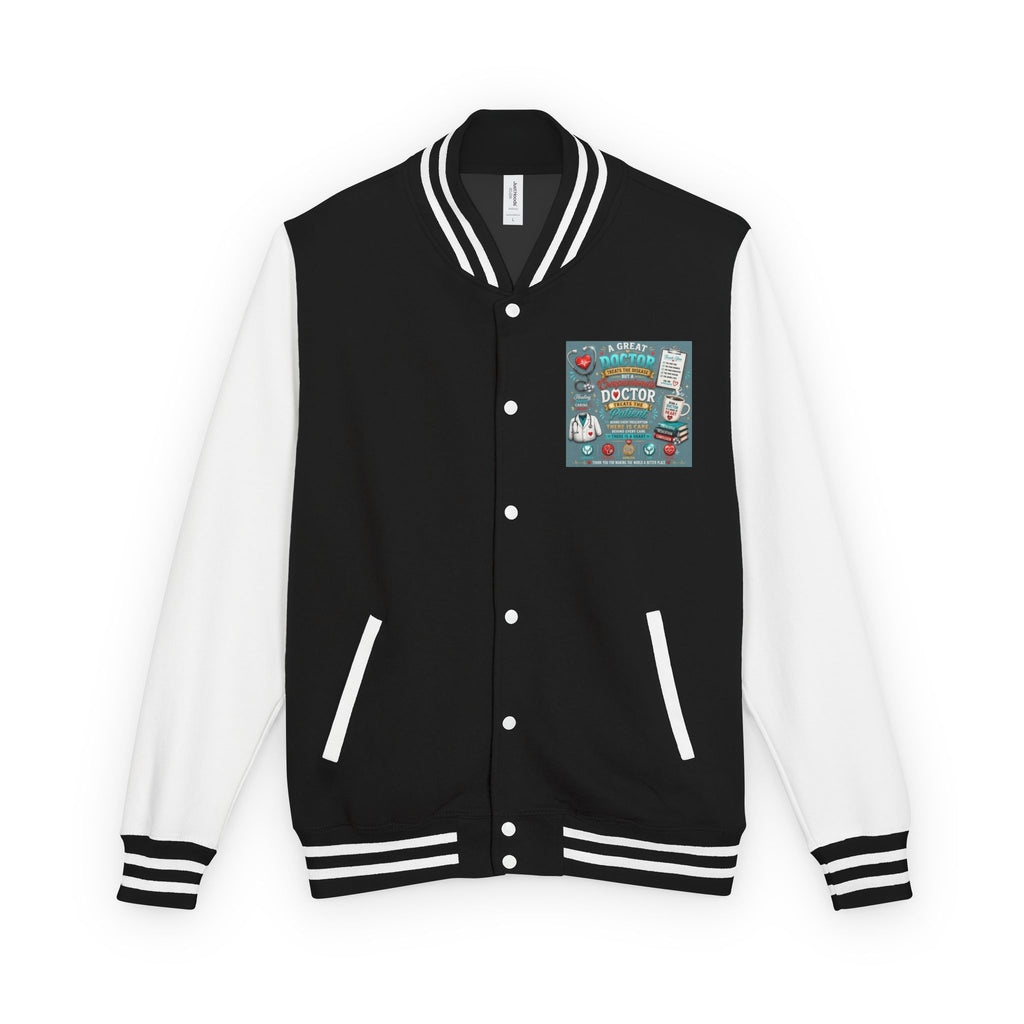 Letterman Jacket — Vintage Doctor Patch Varsity Jacket