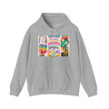 Motivational Book Lover Hoodie — "Be Brave, Be Kind, Be You" Colorful Inspirational Design