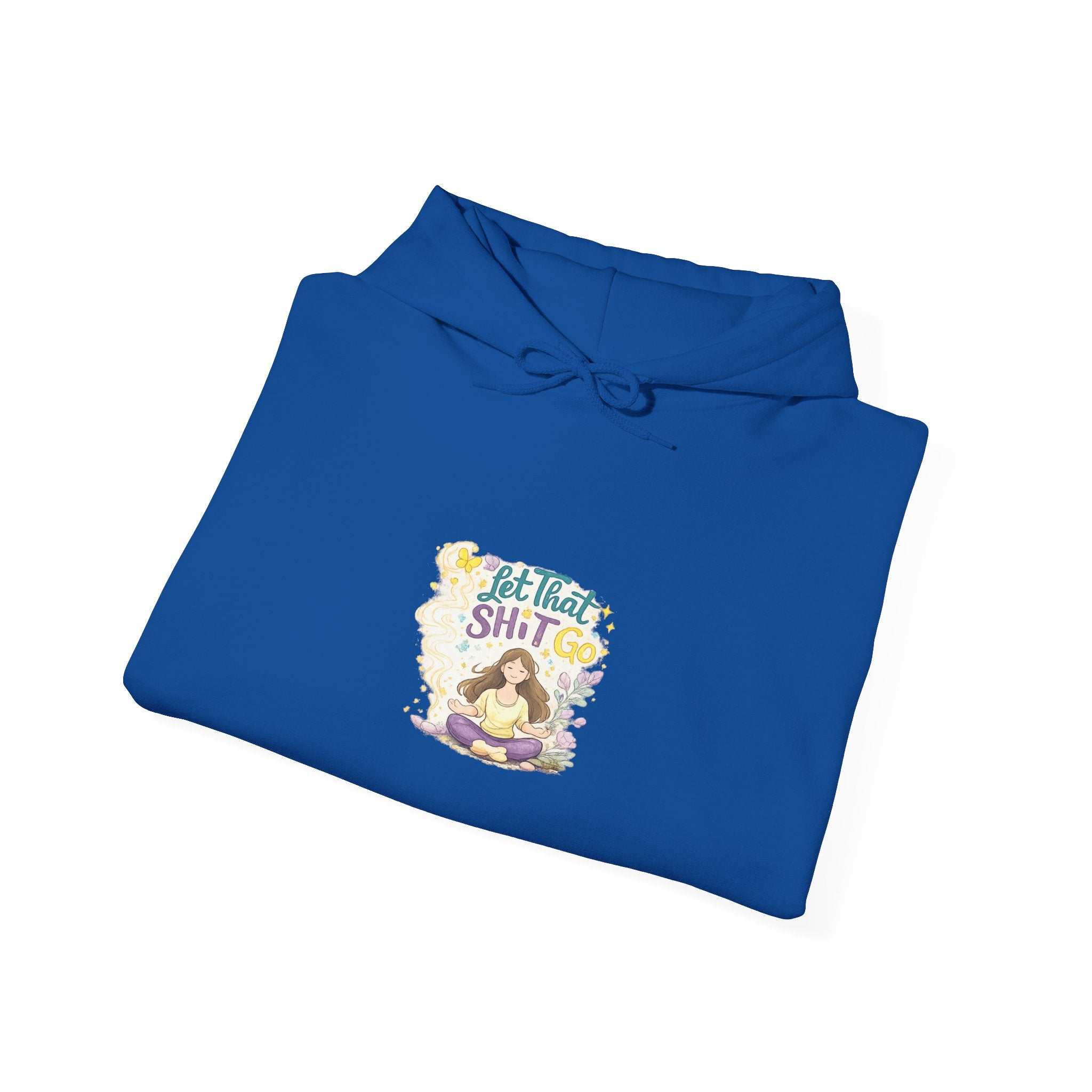 Cozy Witch Vibes Hoodie — "Not That Sh!t" Cute Witch Illustration Hoodie