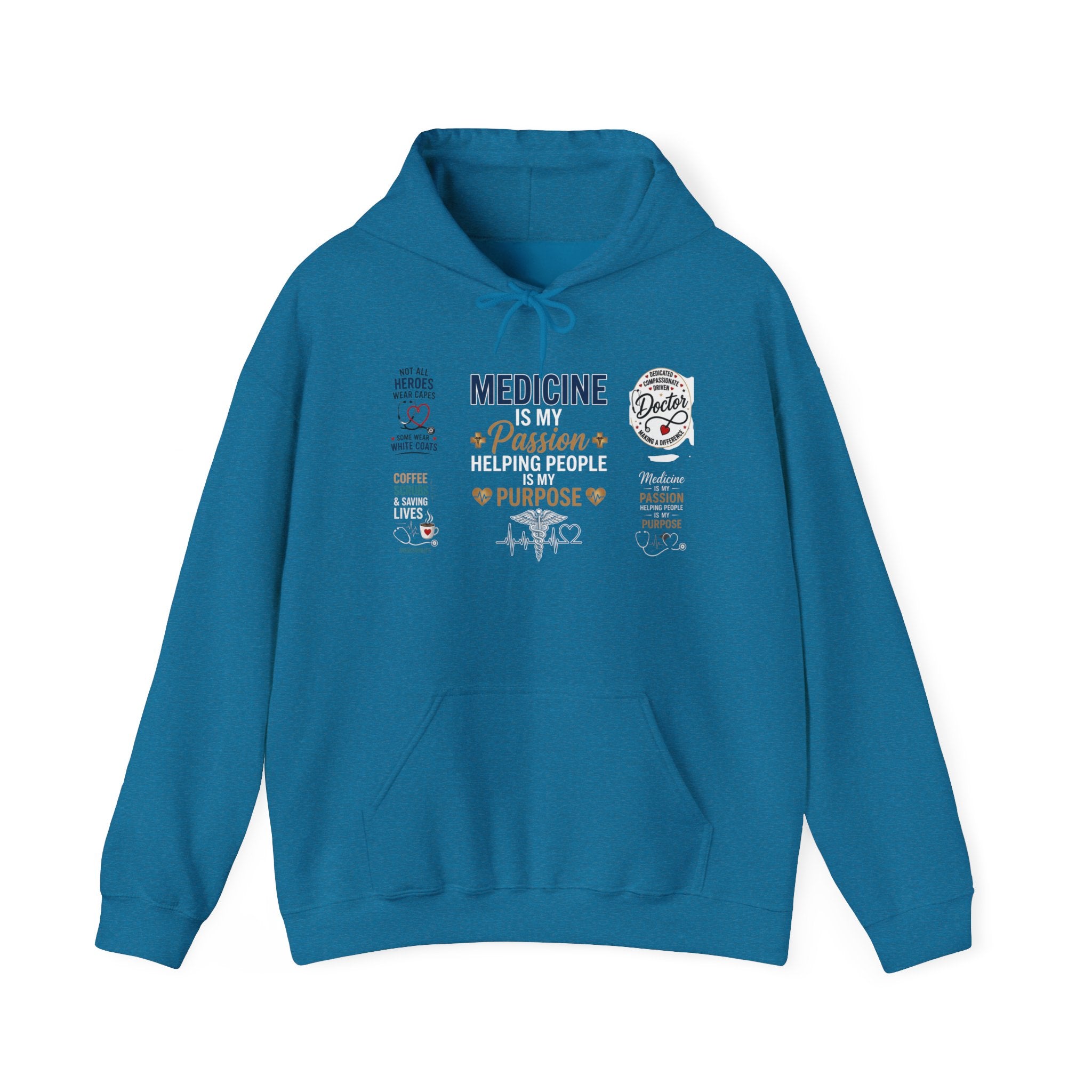 Medicine Passion Purpose Hoodie – Medical Student & Nurse Gift Pullover