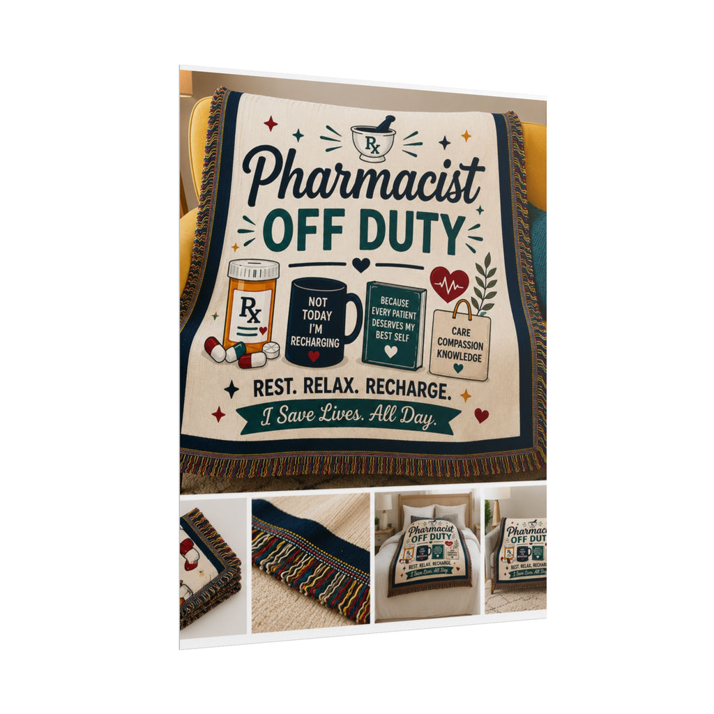 Pharmacist Off Duty Poster - Rest Relax Recharge Wall Art