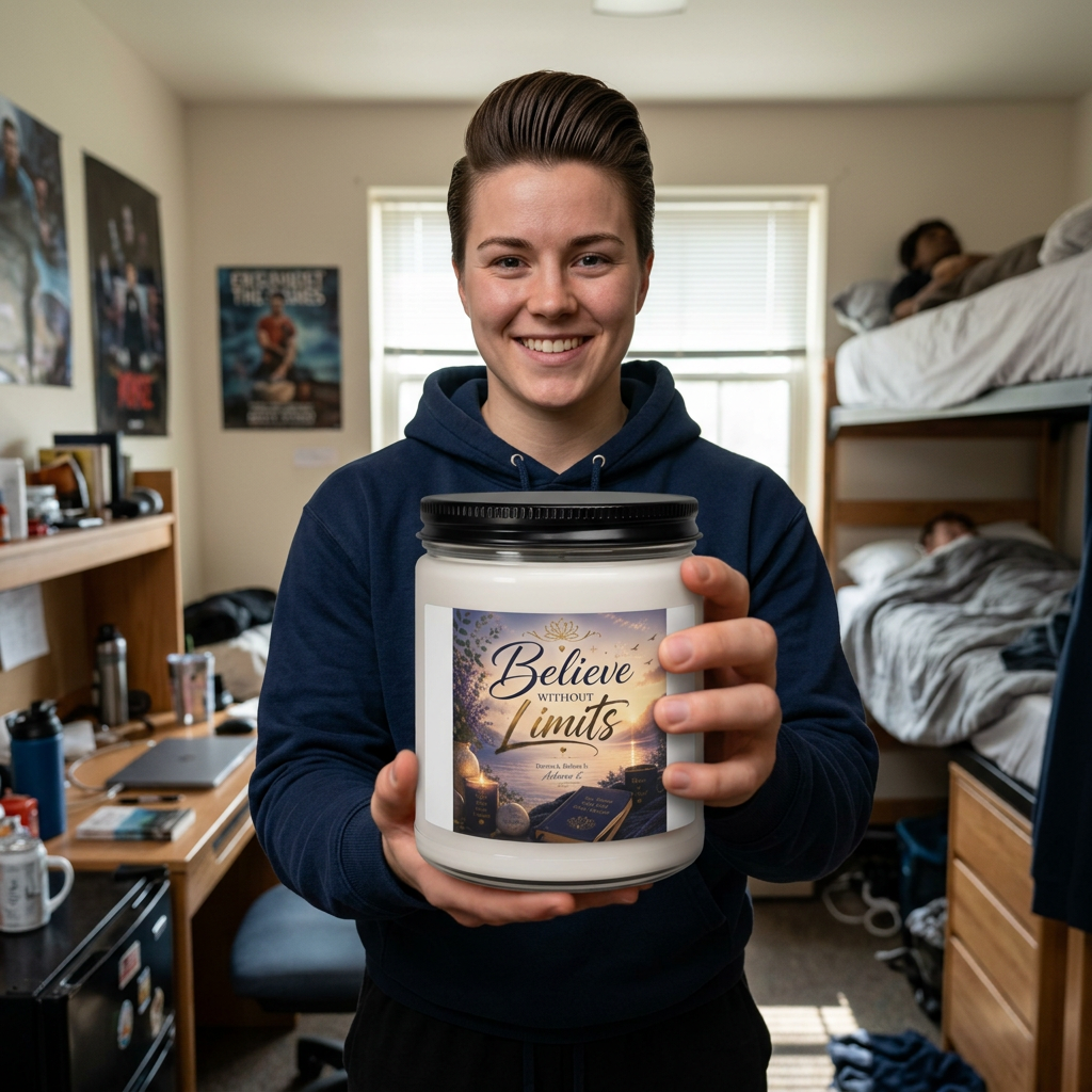 Believe Without Limits Scented Soy Candle — 9oz Inspirational Aromatherapy Candle