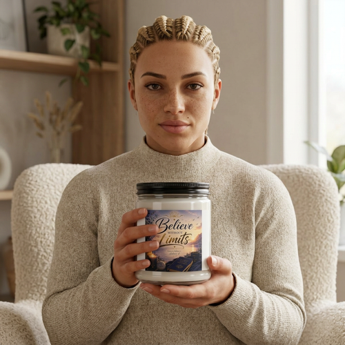 Believe Without Limits Scented Soy Candle — 9oz Inspirational Aromatherapy Candle