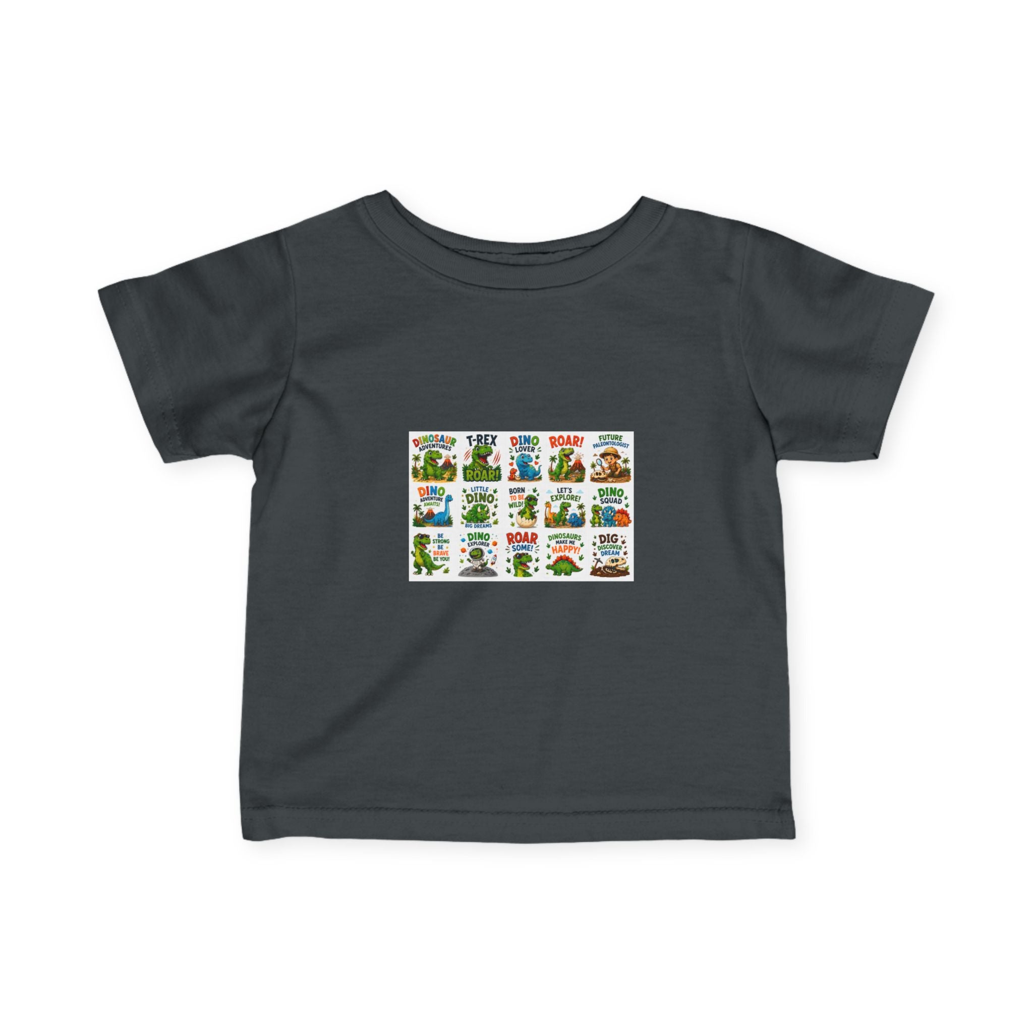 Infant Tee — Colorful Alphabet Animal Blocks Baby T-Shirt