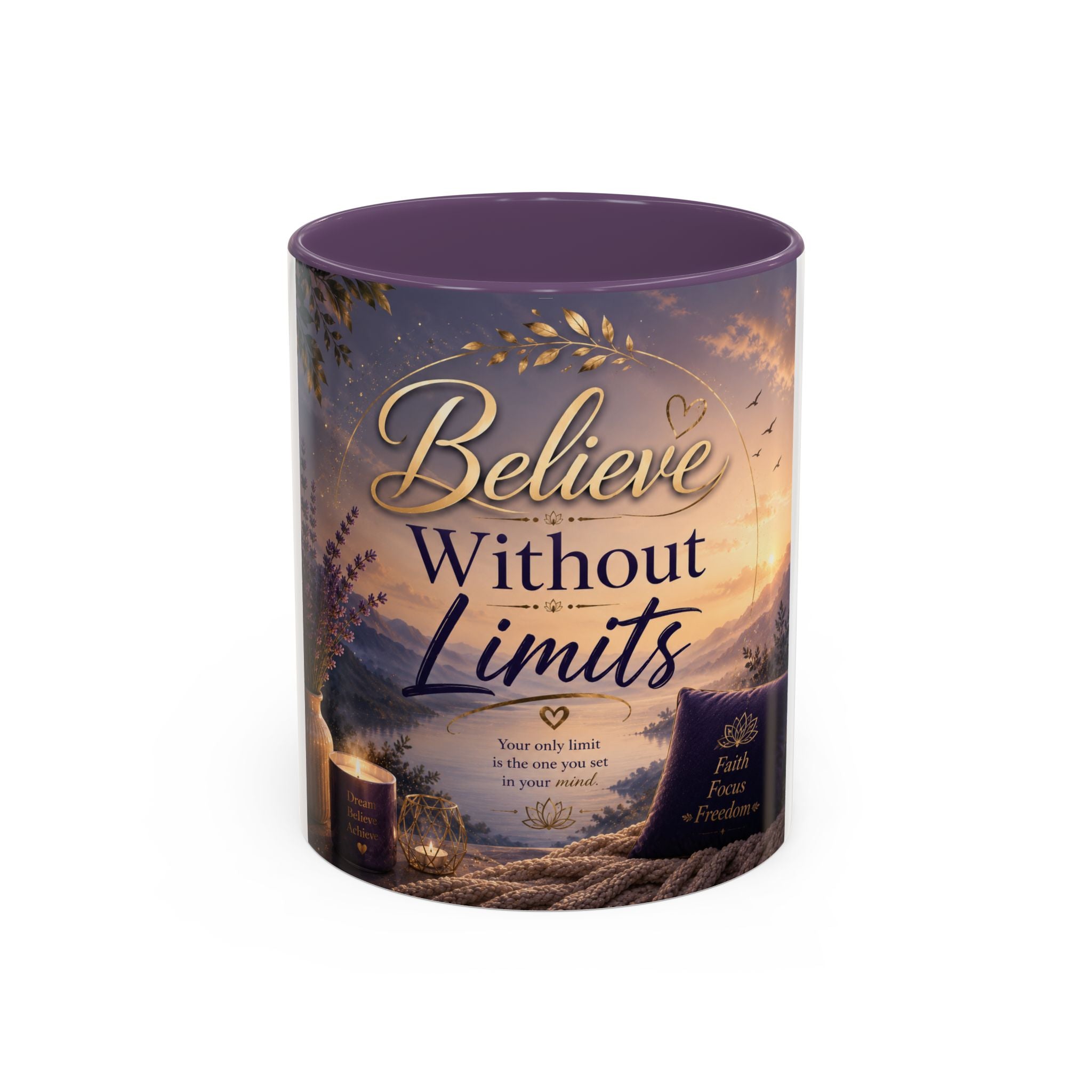 Believe Without Limits Inspirational Coffee Mug (11/15oz)