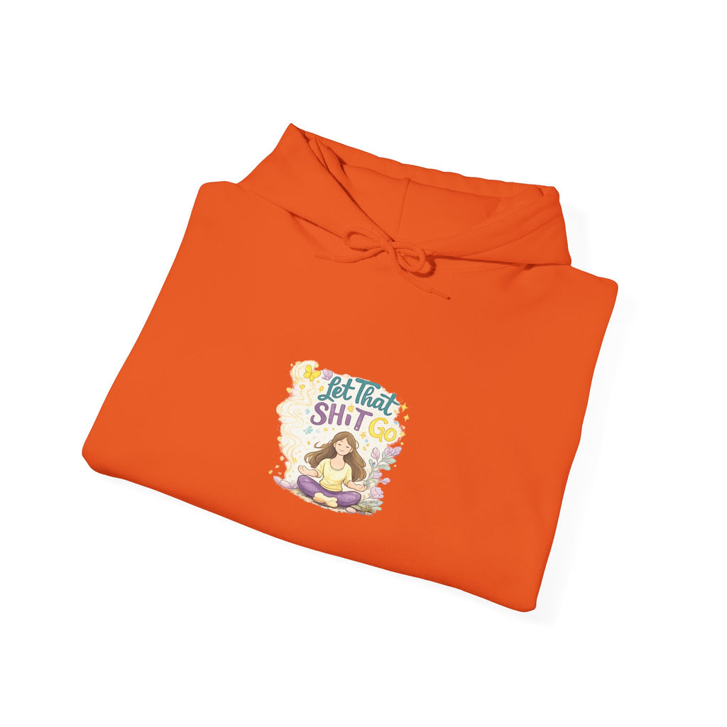Cozy Witch Vibes Hoodie — "Not That Sh!t" Cute Witch Illustration Hoodie