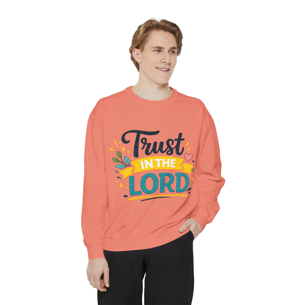 Trust in the Lord Sweatshirt — Inspirational Christian Faith Crewneck