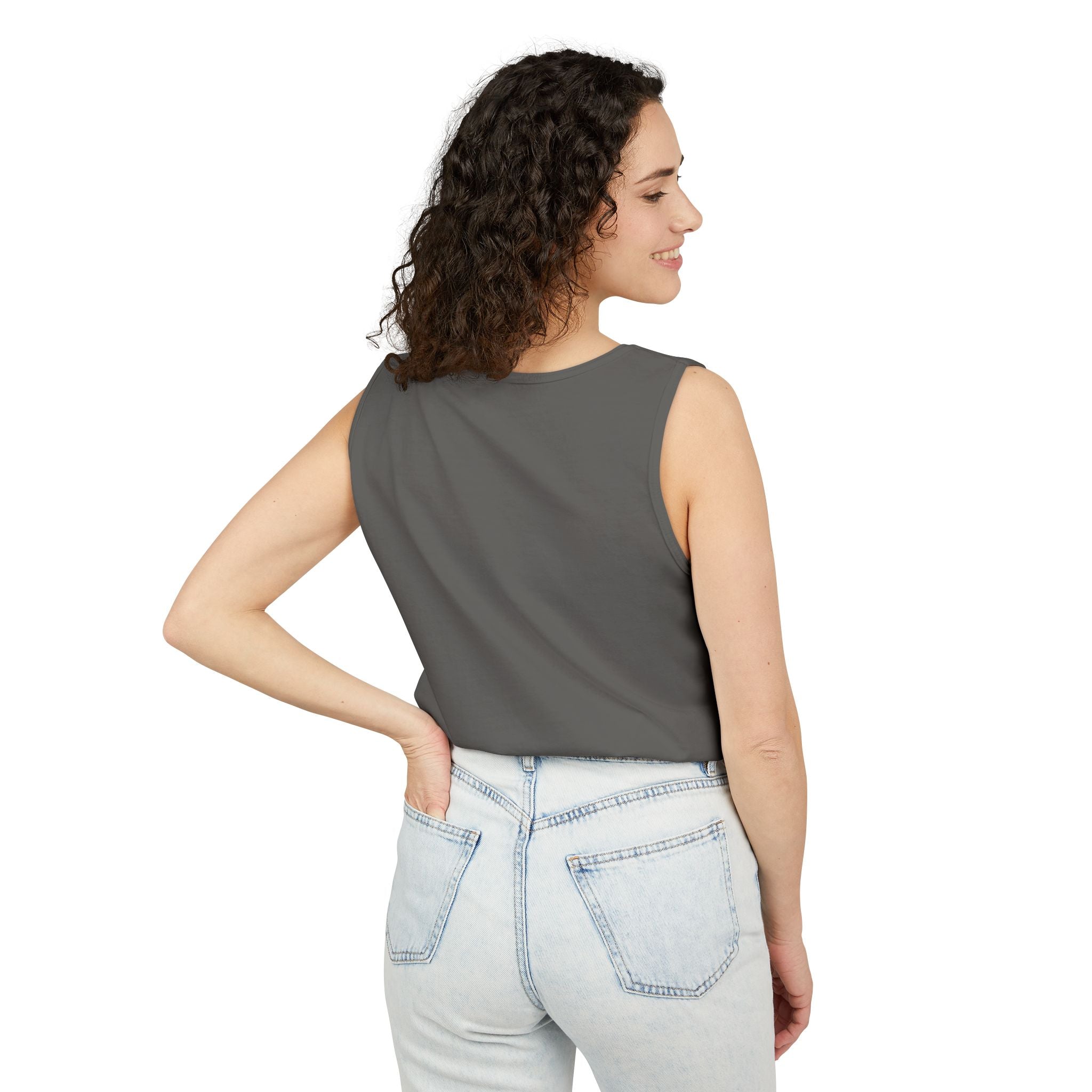 Trust the Universe Tank Top — Spiritual Lotus Graphic Vest