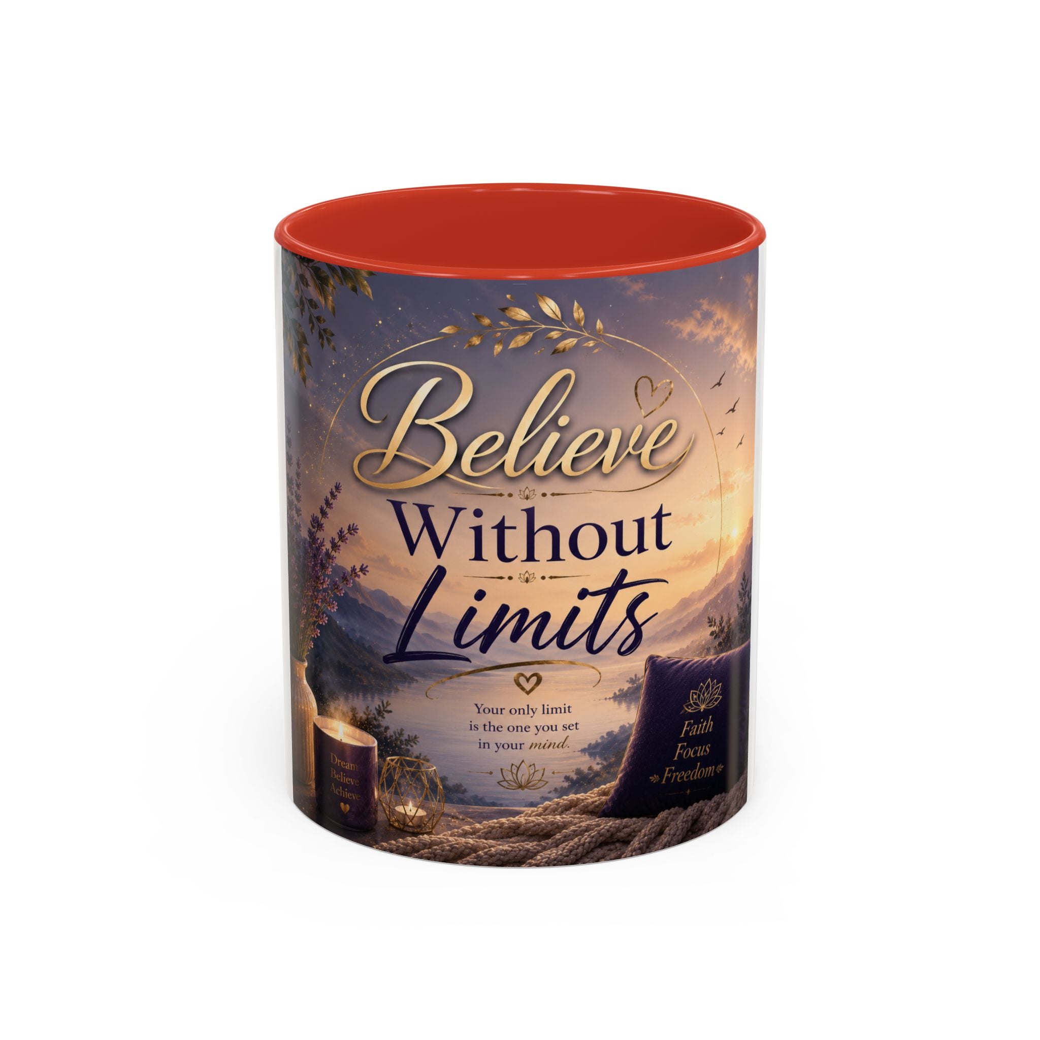 Believe Without Limits Inspirational Coffee Mug (11/15oz)