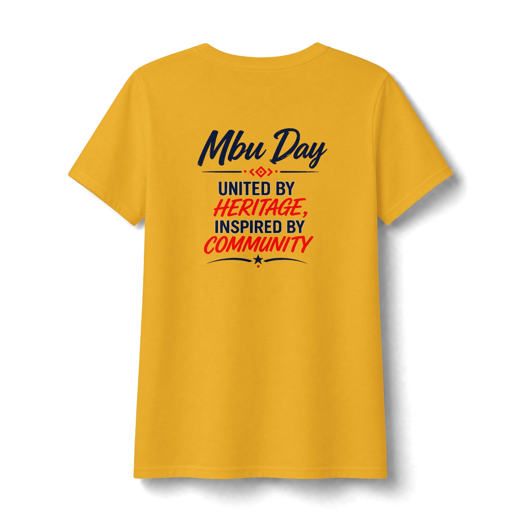 Mbu Day Texas V-Neck Tee — "Mbu Day: United by Heritage, Inspired by Community" Women's Shirt