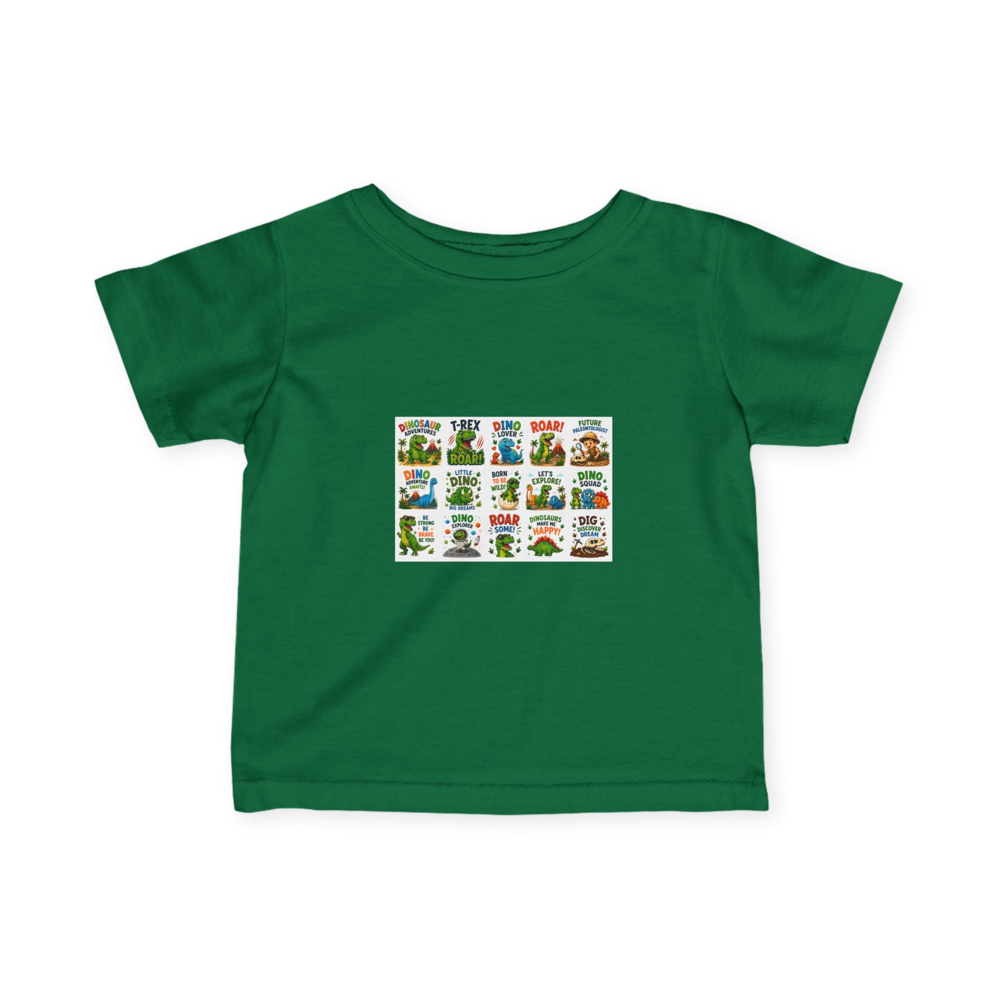 Infant Tee — Colorful Alphabet Animal Blocks Baby T-Shirt