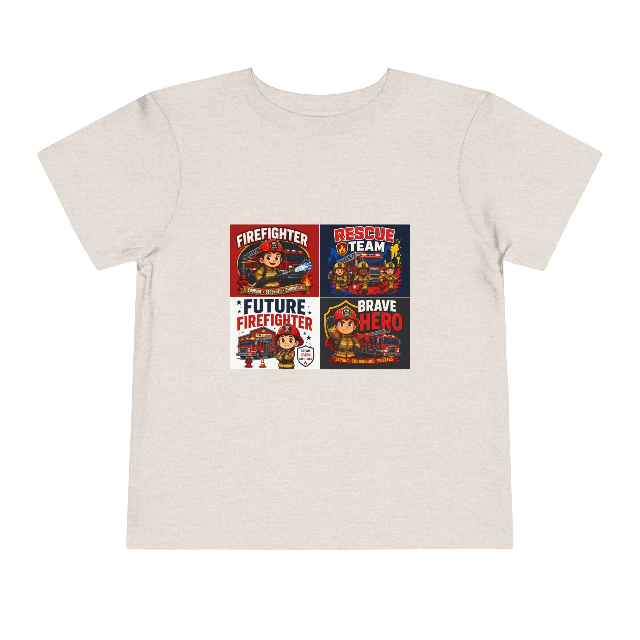Toddler Firefighter Tee – "Future Firefighter" Rescue Team Brave Hero Kids Shirt