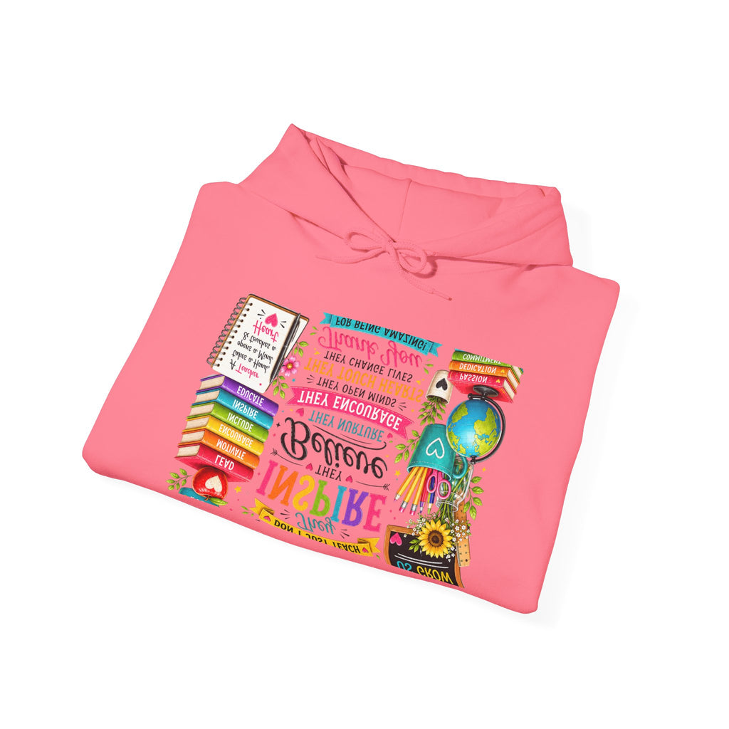 Reading Rainbow Hoodie — Inspirational Book Lover Sweatshirt (Believe in Magic)