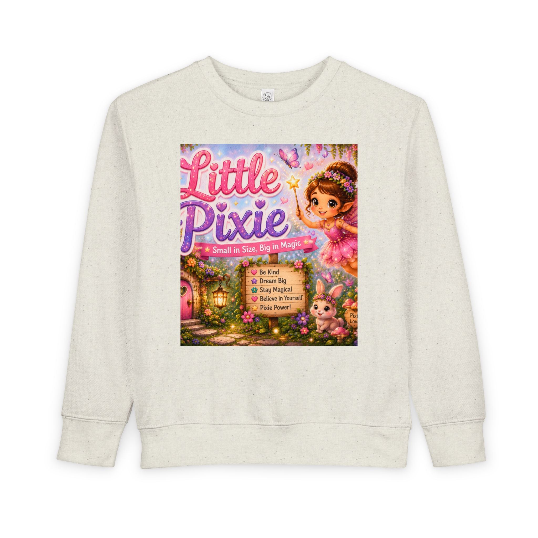 Little Pixie Toddler Sweatshirt - Cute Fairy Graphic Pullover for Kids