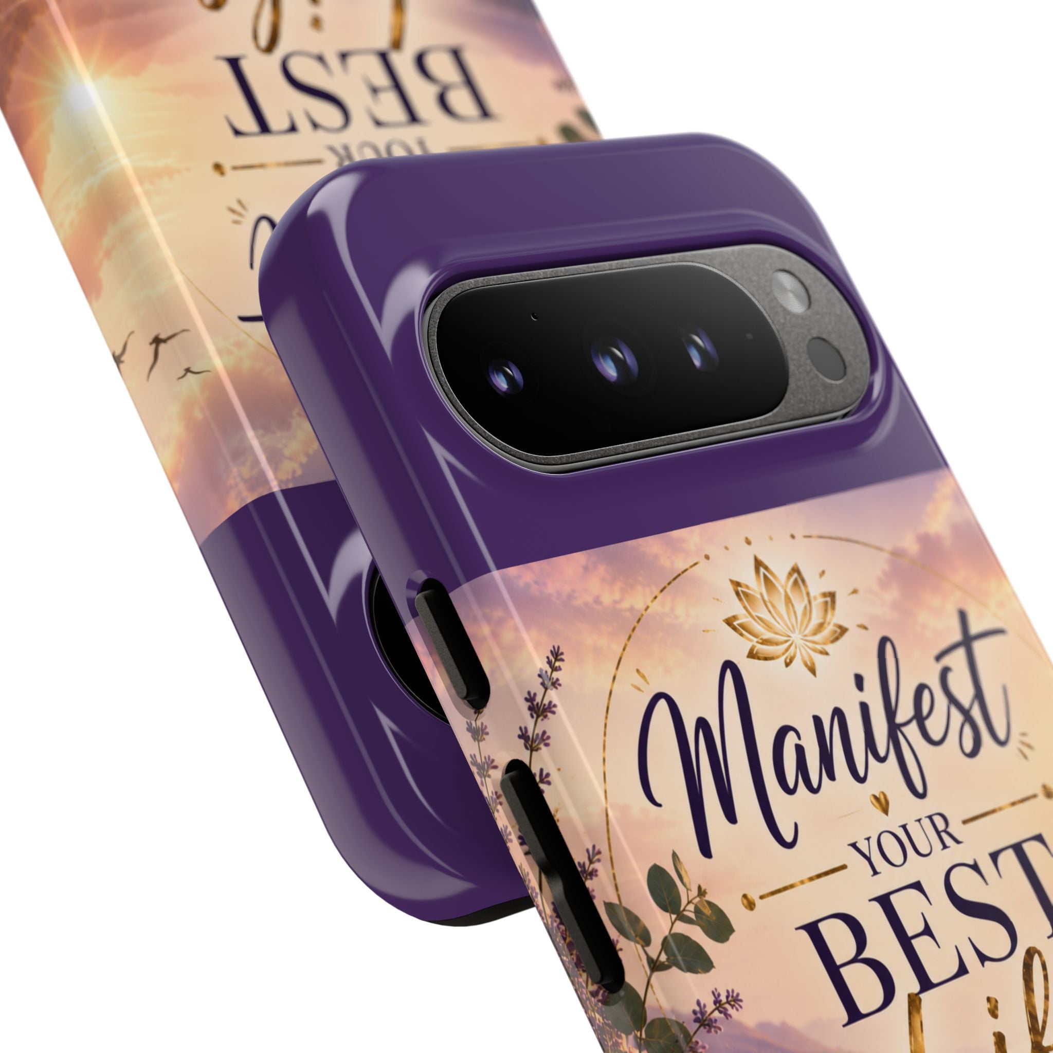Manifest Your Best Life Phone Case — Inspirational Spiritual Protective Cover