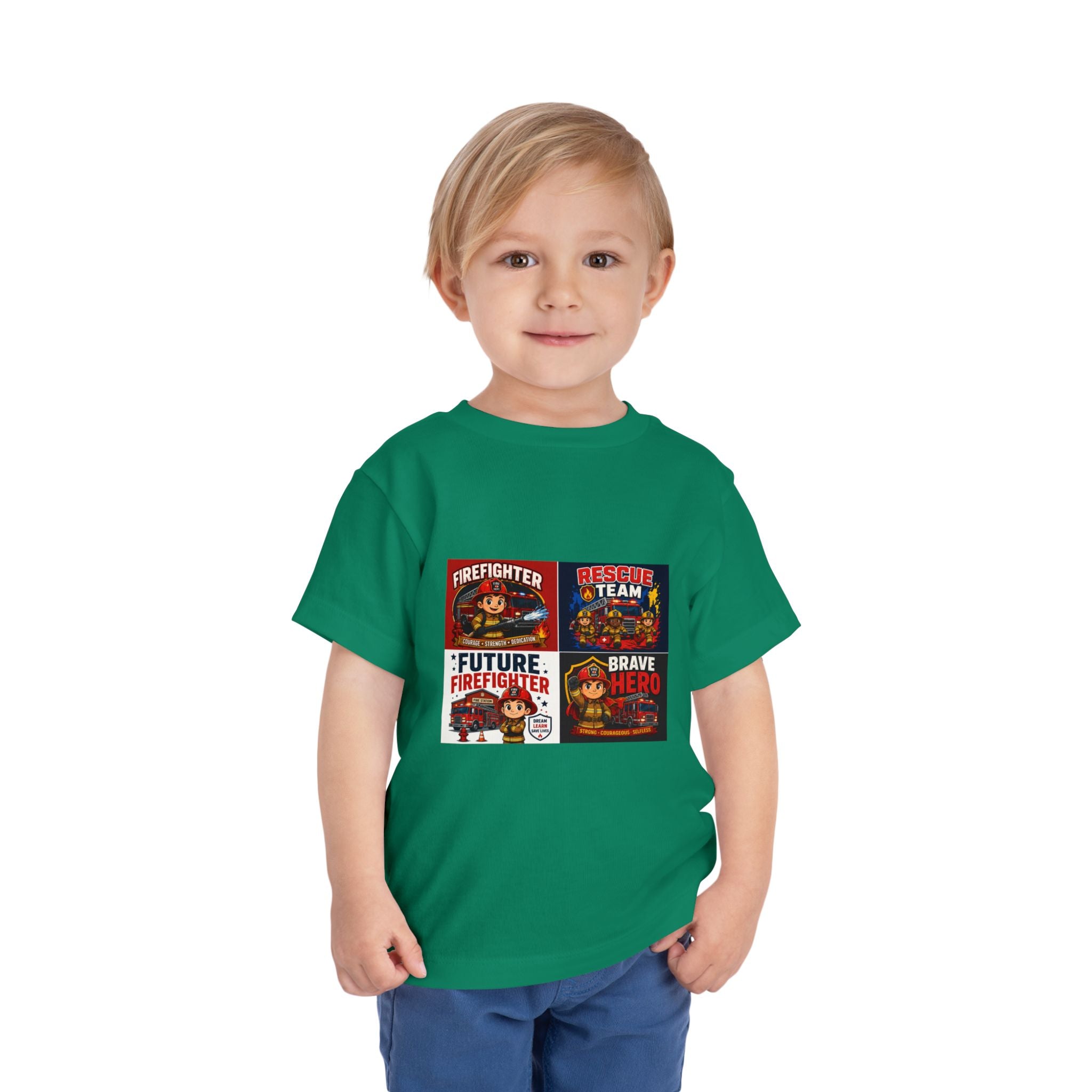 Toddler Firefighter Tee – "Future Firefighter" Rescue Team Brave Hero Kids Shirt