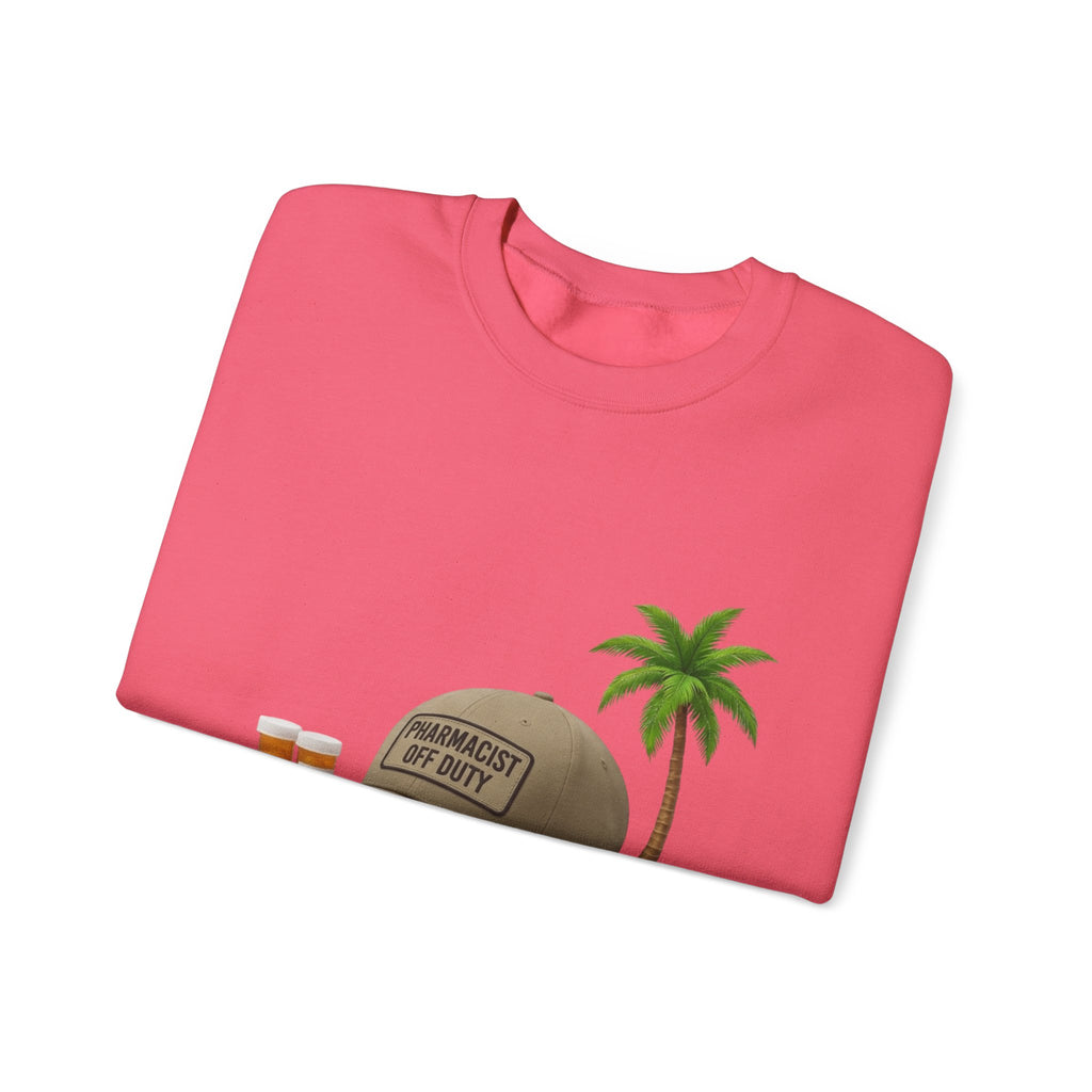 Vacation Vibes Sweatshirt — 'Pharmacist Off Duty' Palm Tree Travel Crewneck