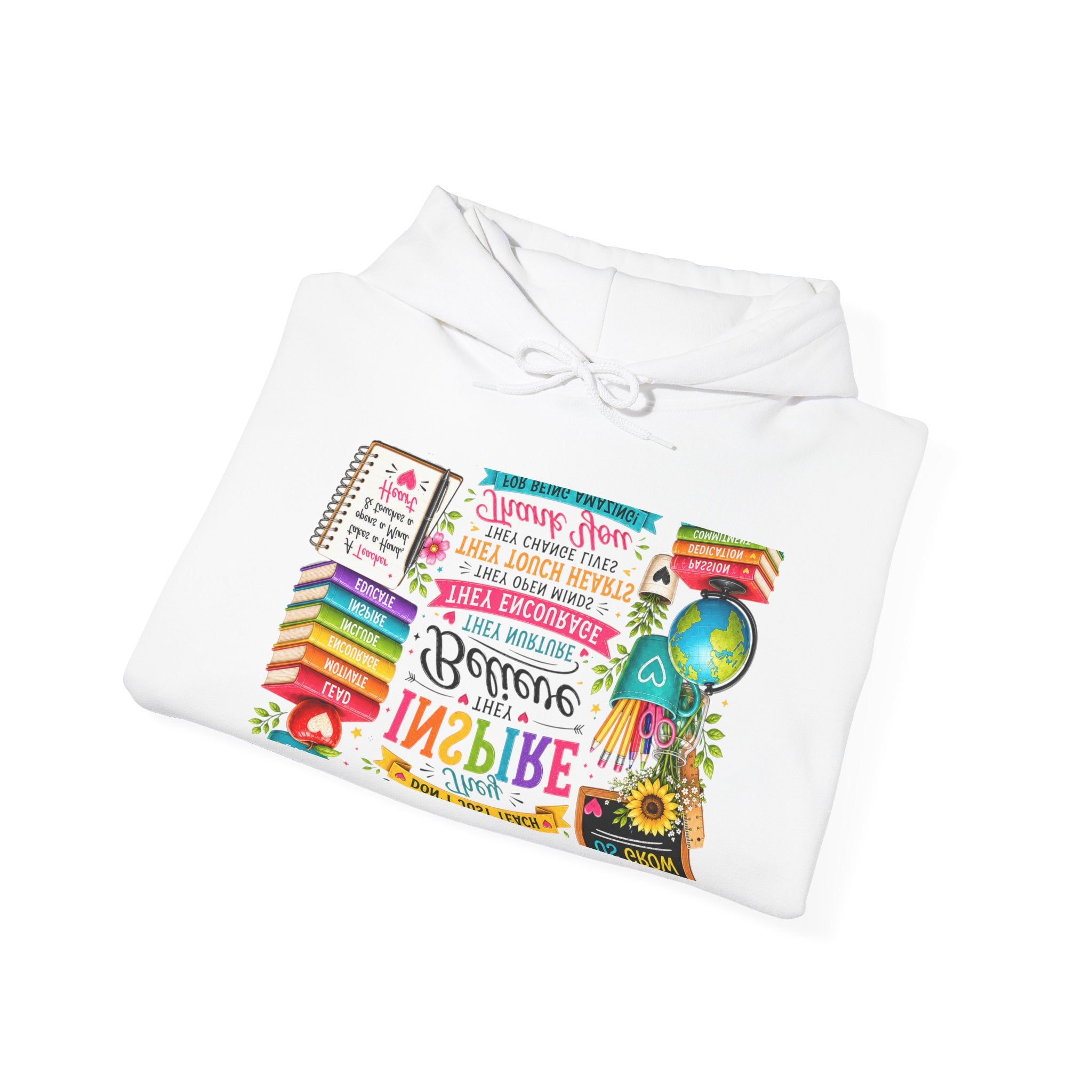 Reading Rainbow Hoodie — Inspirational Book Lover Sweatshirt (Believe in Magic)